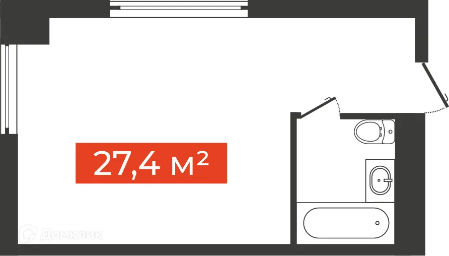 Фото квартиры в ЖК Многофункциональный комплекс Freedom