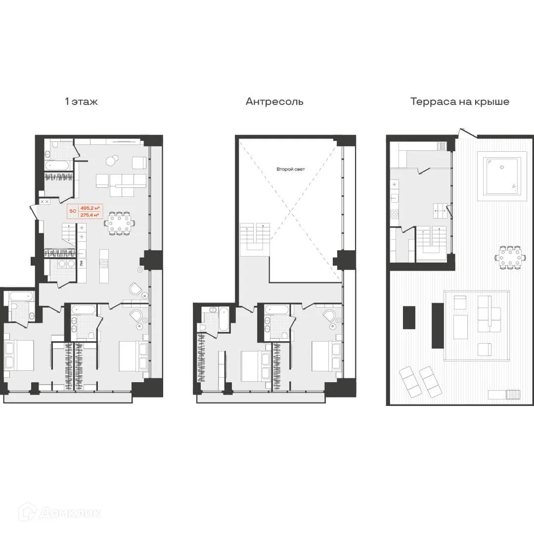 Фото квартиры в ЖК Многофункциональный комплекс Freedom