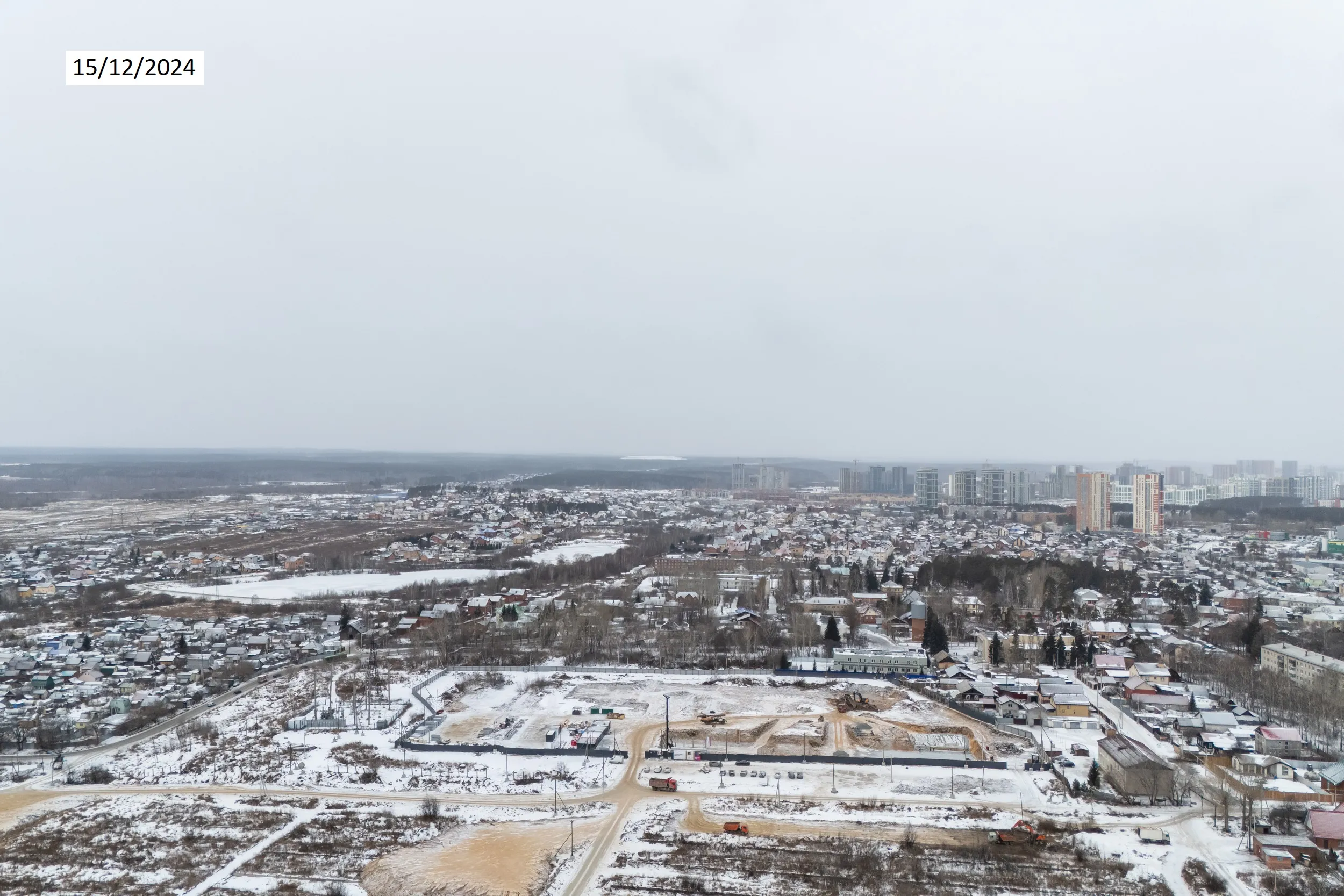 ЖК Уральский сад ход строительства