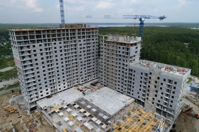 ЖК Квартал-Парк Каменные палатки ход строительства