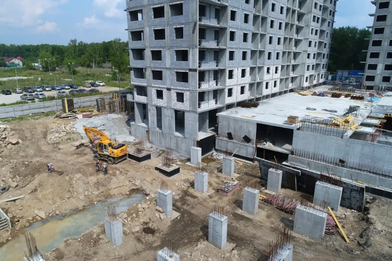 ЖК Квартал-Парк Каменные палатки ход строительства