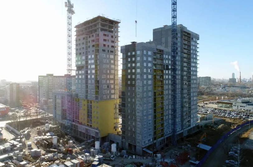 ЖК Квартал-Парк Каменные палатки ход строительства