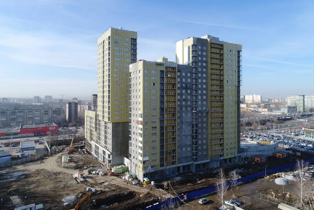 ЖК Квартал-Парк Каменные палатки ход строительства