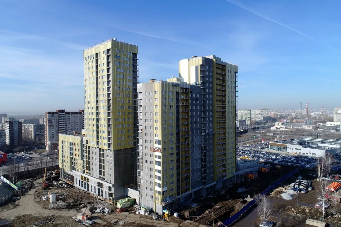 ЖК Квартал-Парк Каменные палатки ход строительства