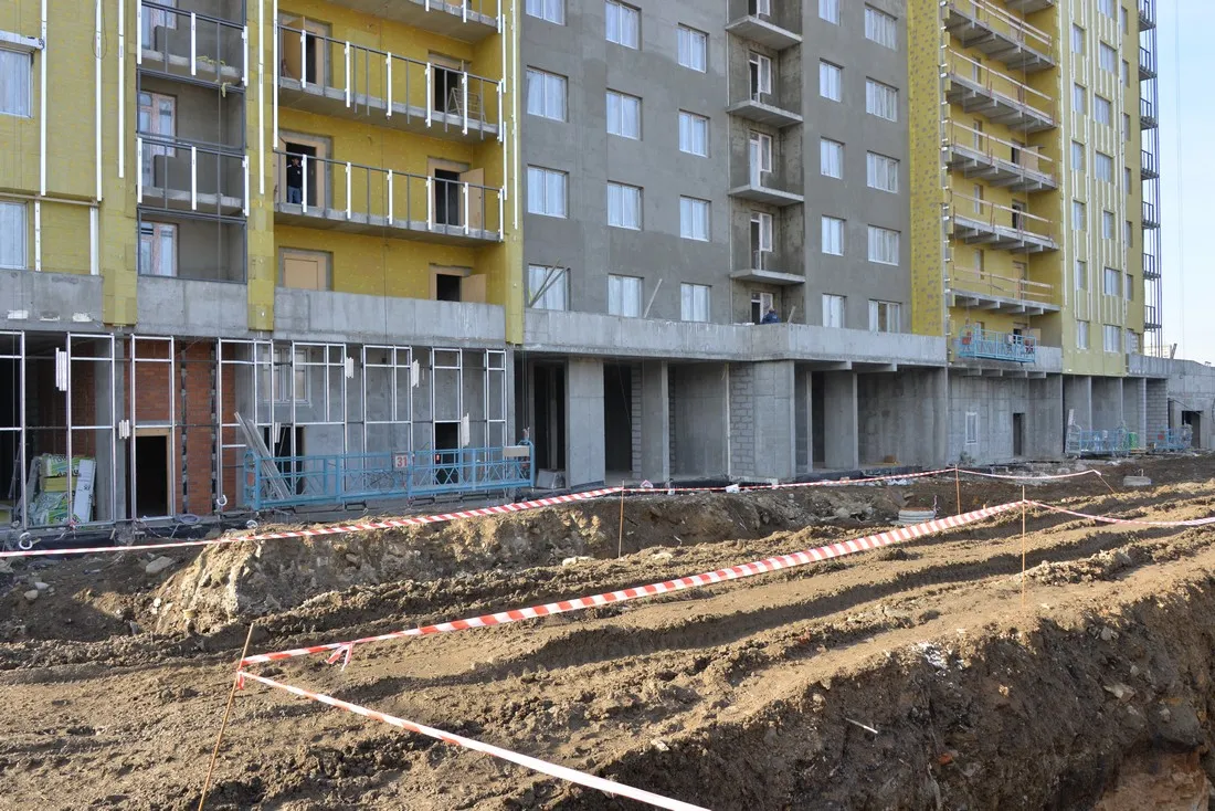 ЖК Квартал-Парк Каменные палатки ход строительства