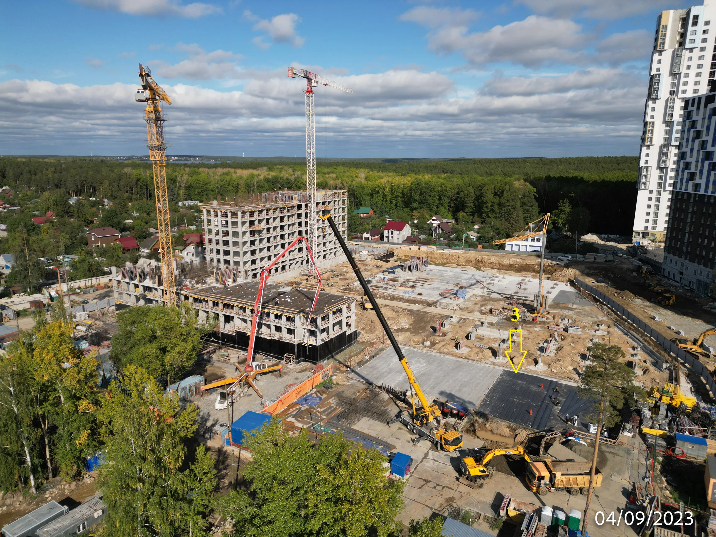 ЖК Квартал-Парк Каменные палатки ход строительства