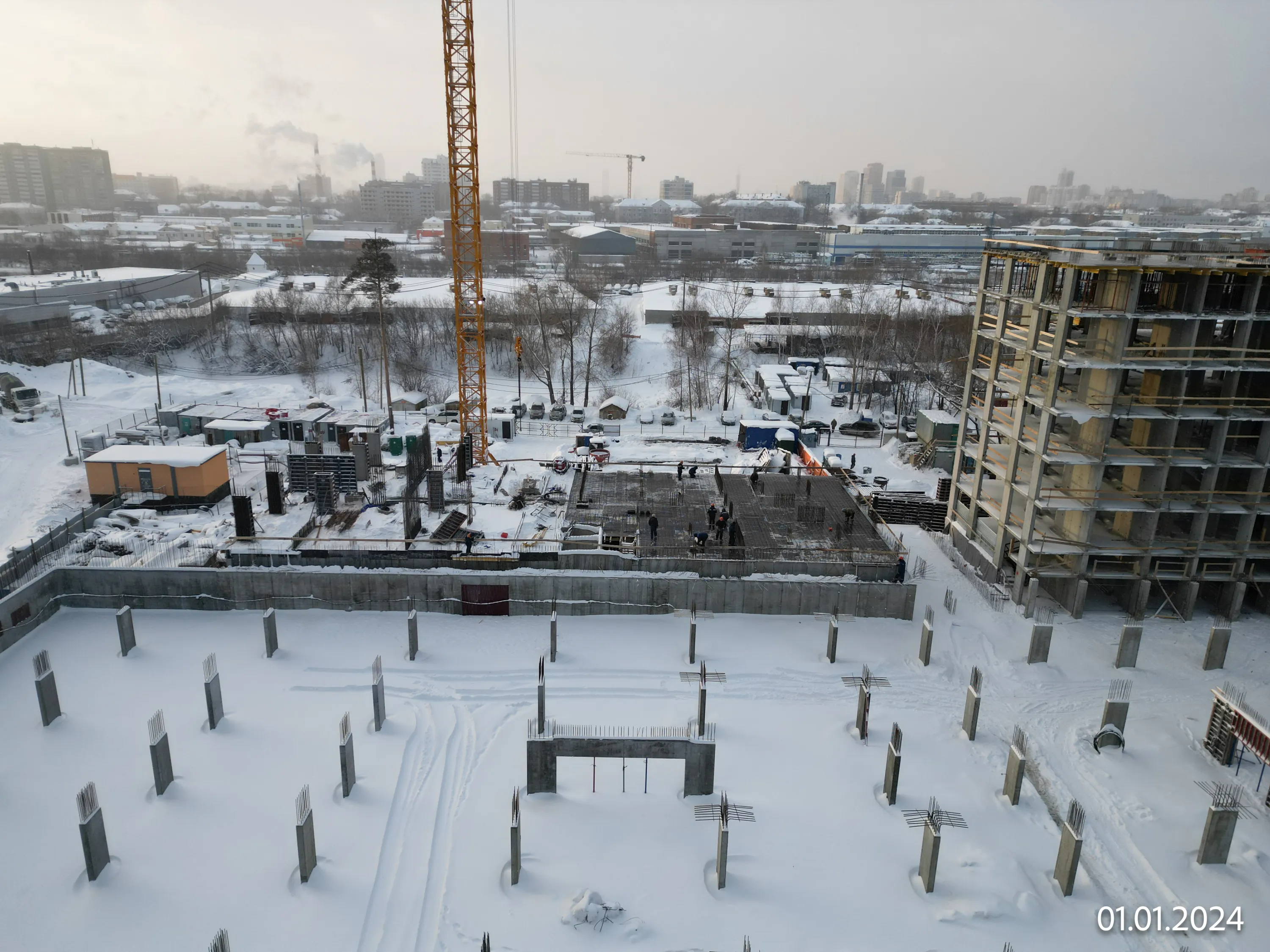 ЖК Квартал-Парк Каменные палатки ход строительства