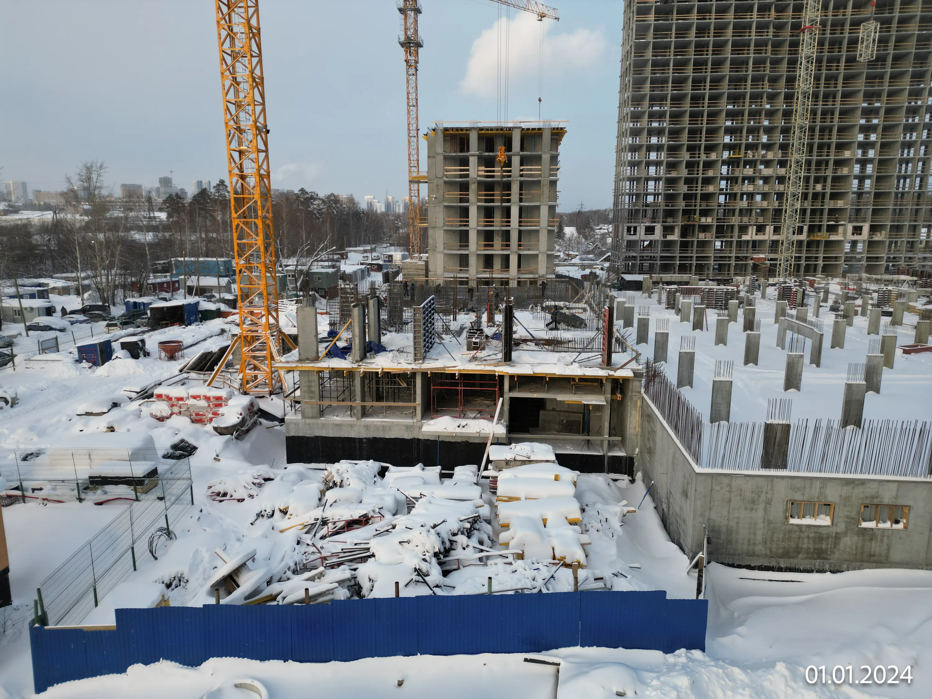 ЖК Квартал-Парк Каменные палатки ход строительства