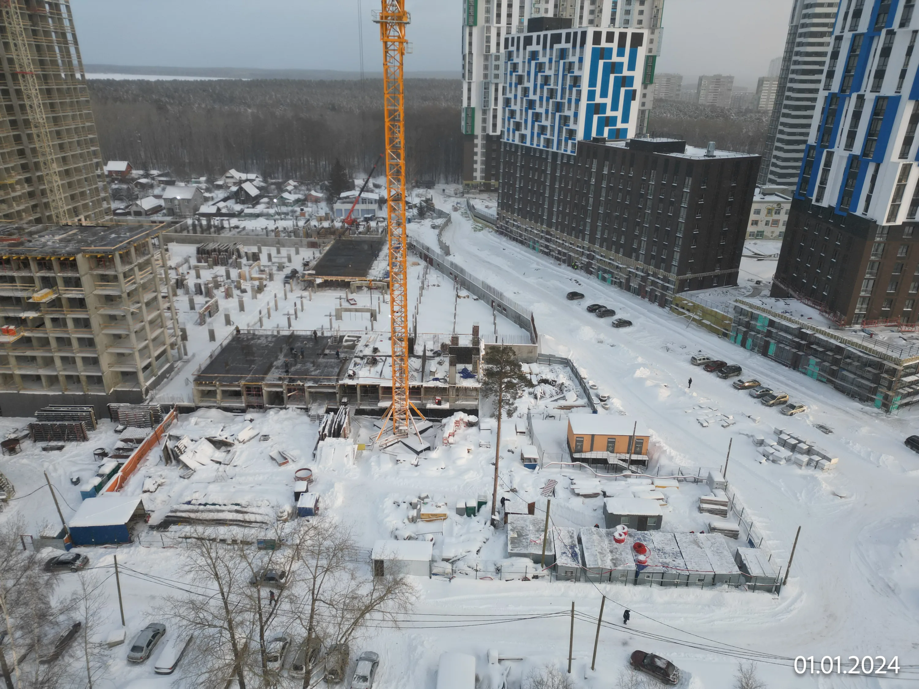 ЖК Квартал-Парк Каменные палатки ход строительства