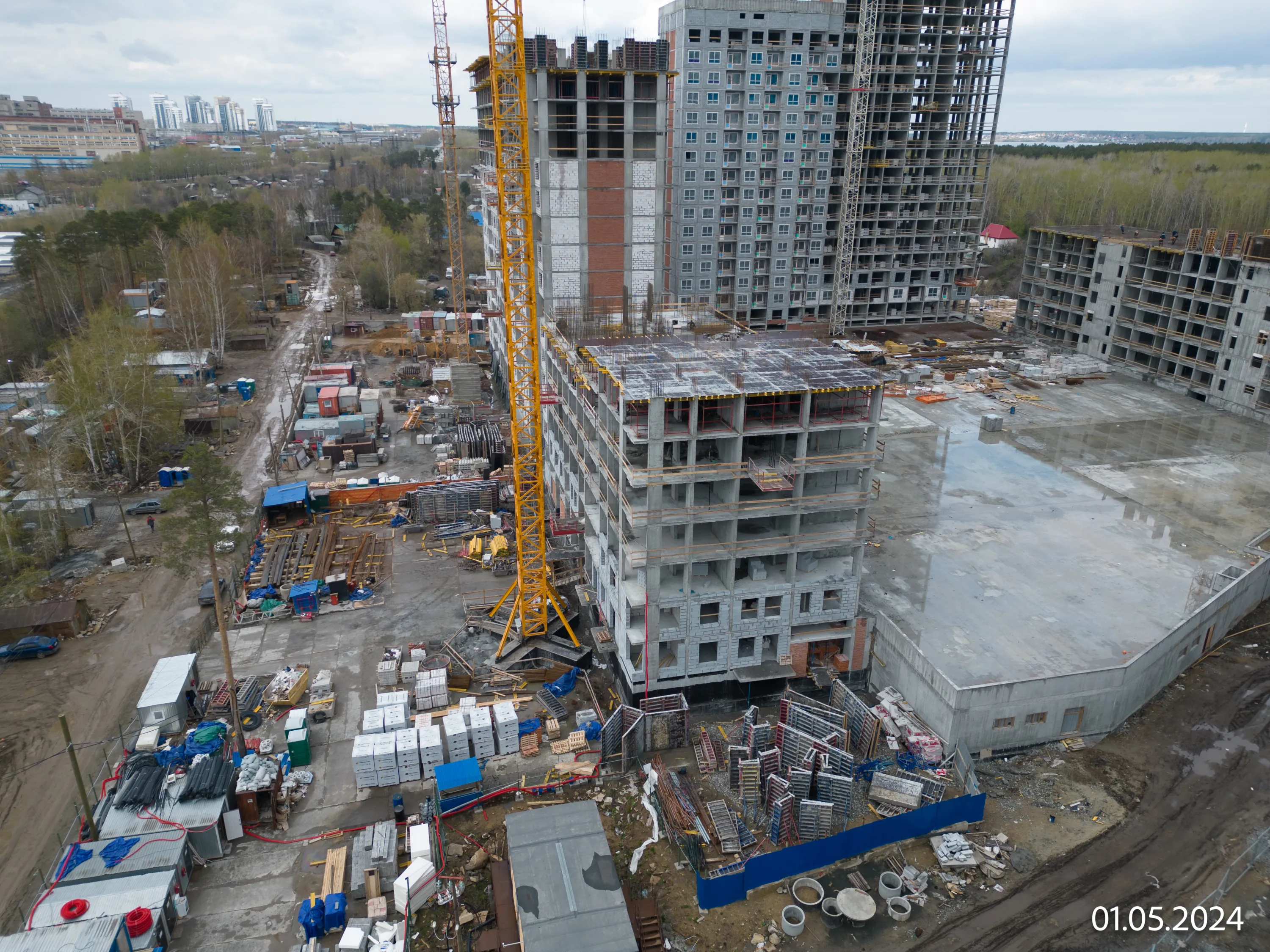 ЖК Квартал-Парк Каменные палатки ход строительства