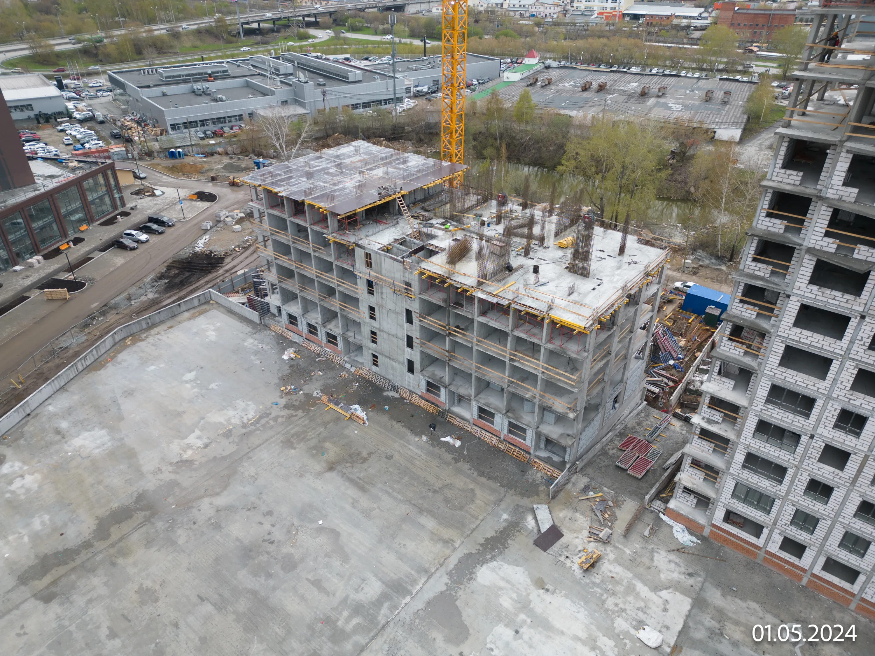 ЖК Квартал-Парк Каменные палатки ход строительства