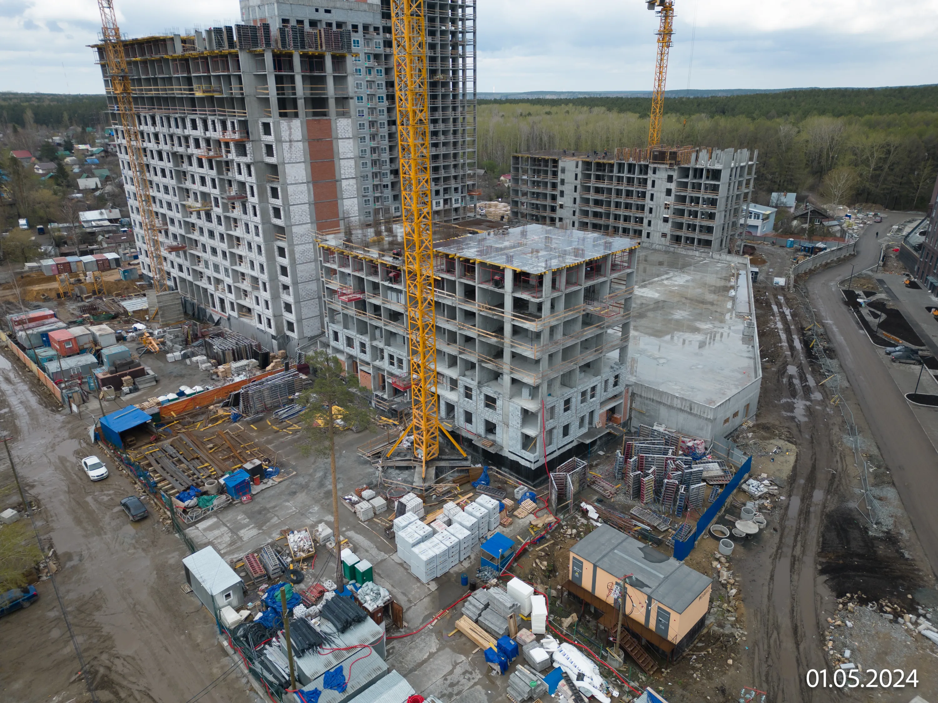 ЖК Квартал-Парк Каменные палатки ход строительства