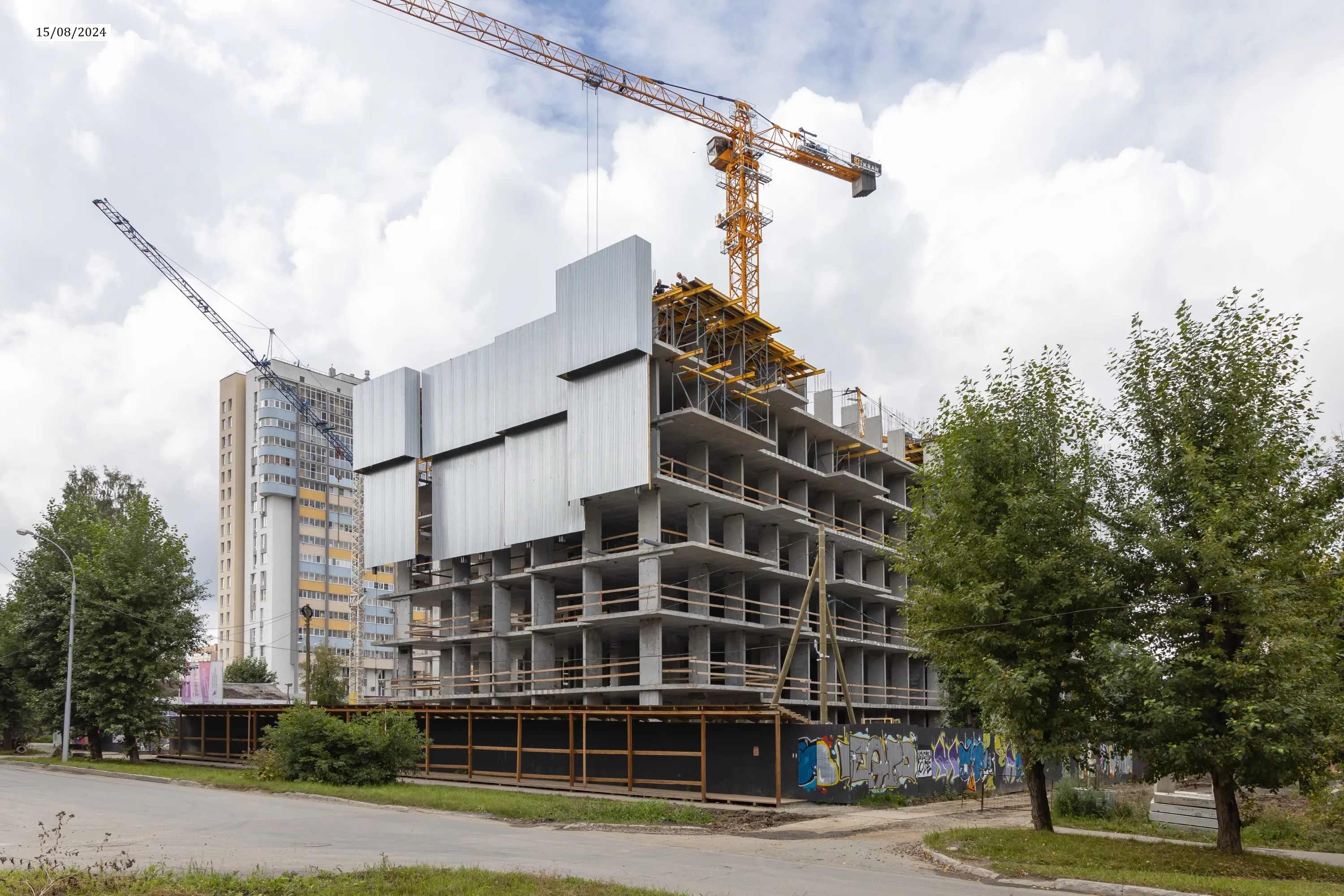 ЖК Страна Энтузиастов ход строительства