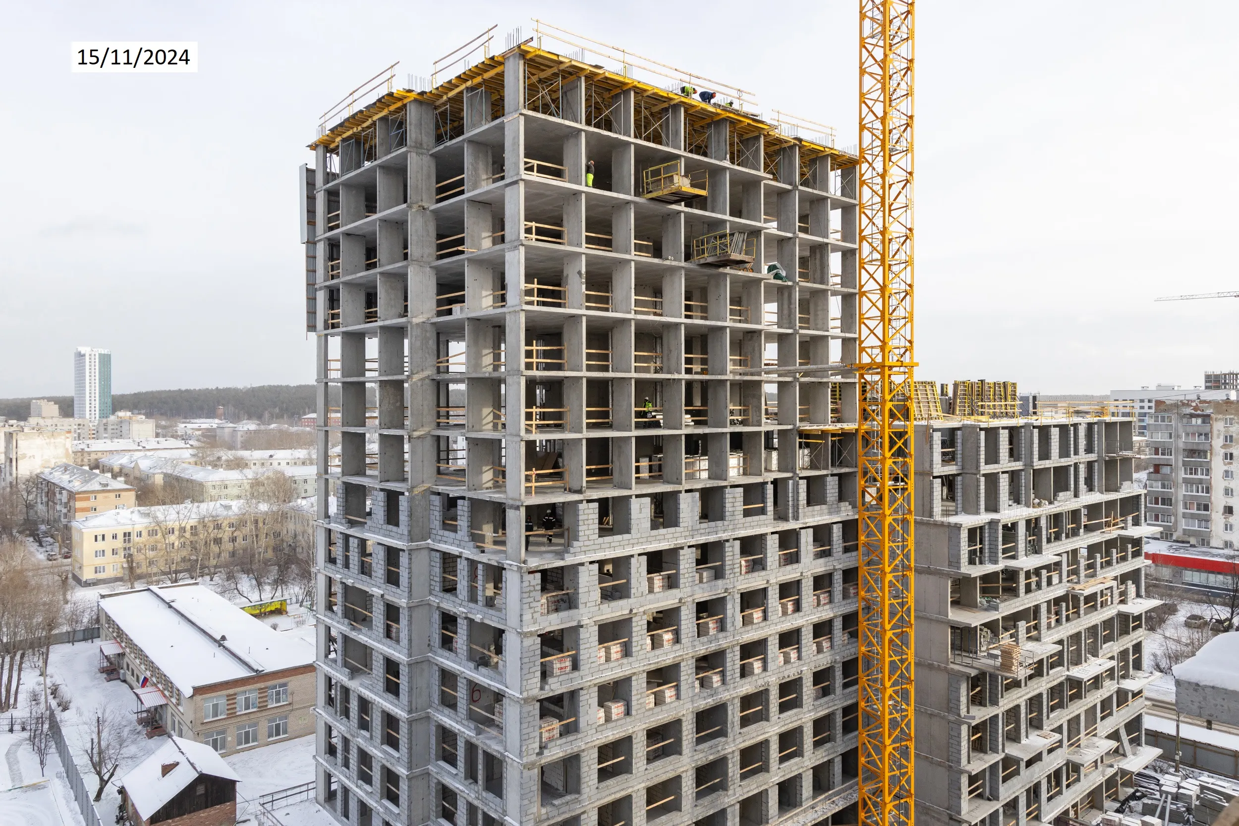 ЖК Страна Энтузиастов ход строительства