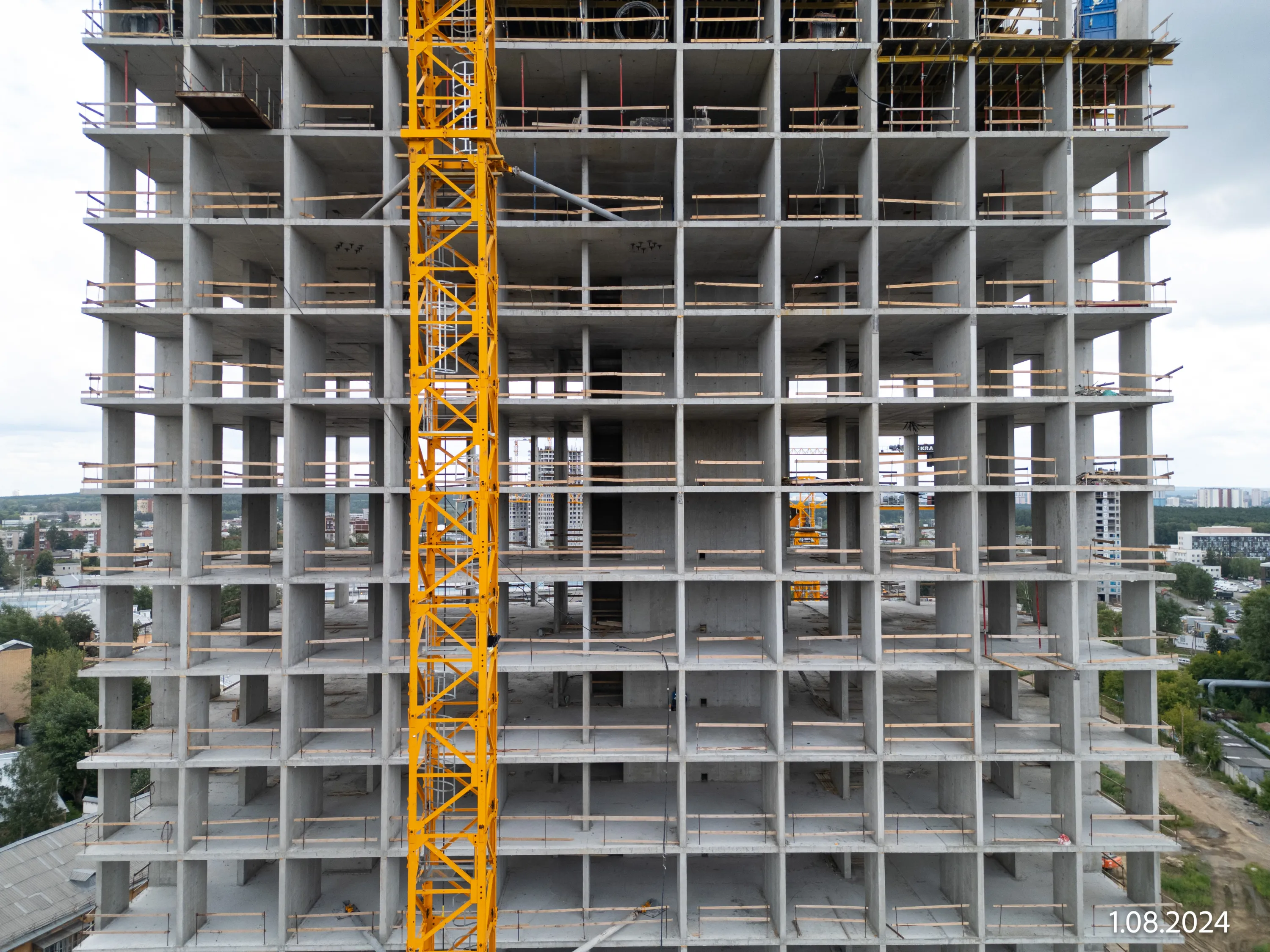 ЖК ДНК. Дом на Куйбышева ход строительства