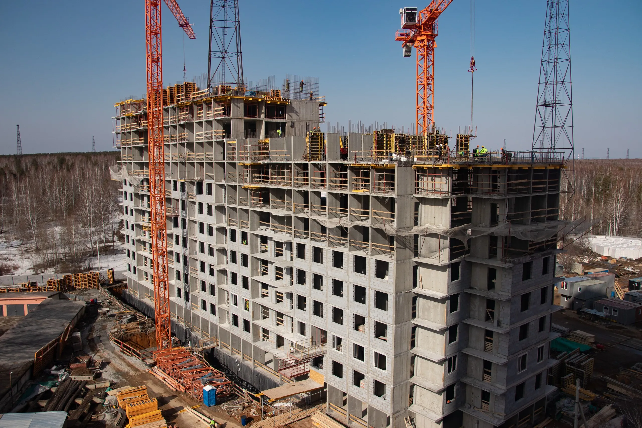 ЖК Квартал Моменты на Космонавтов ход строительства