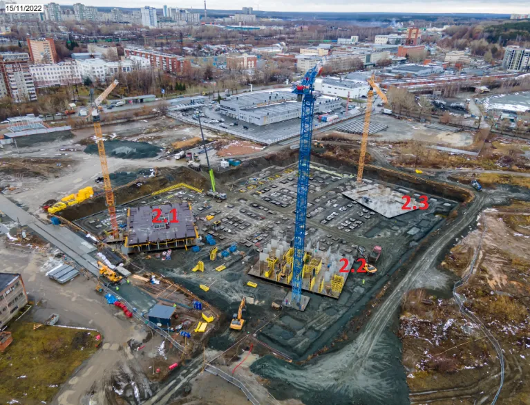 ЖК Сибирский сад ход строительства