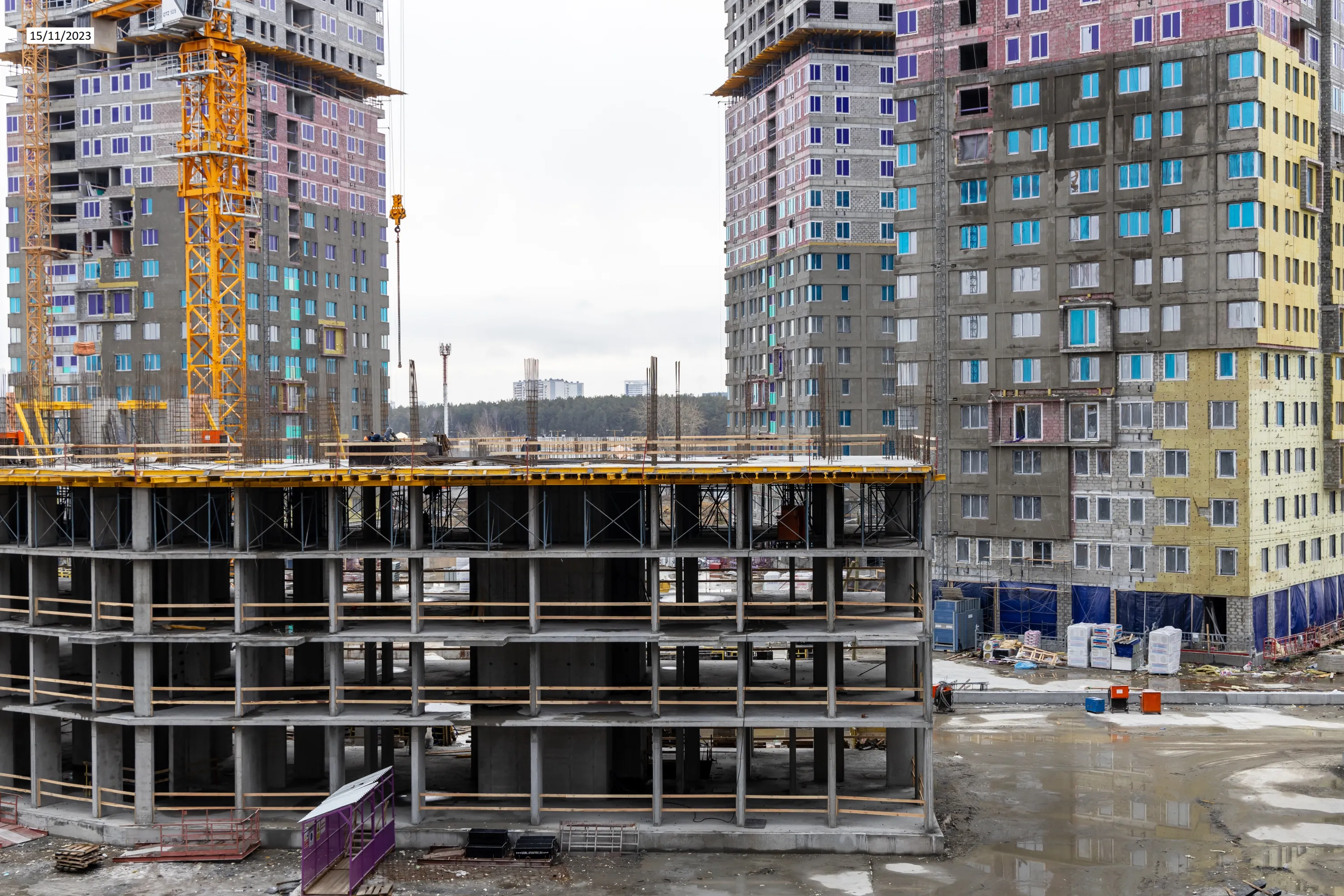 ЖК Сибирский сад ход строительства