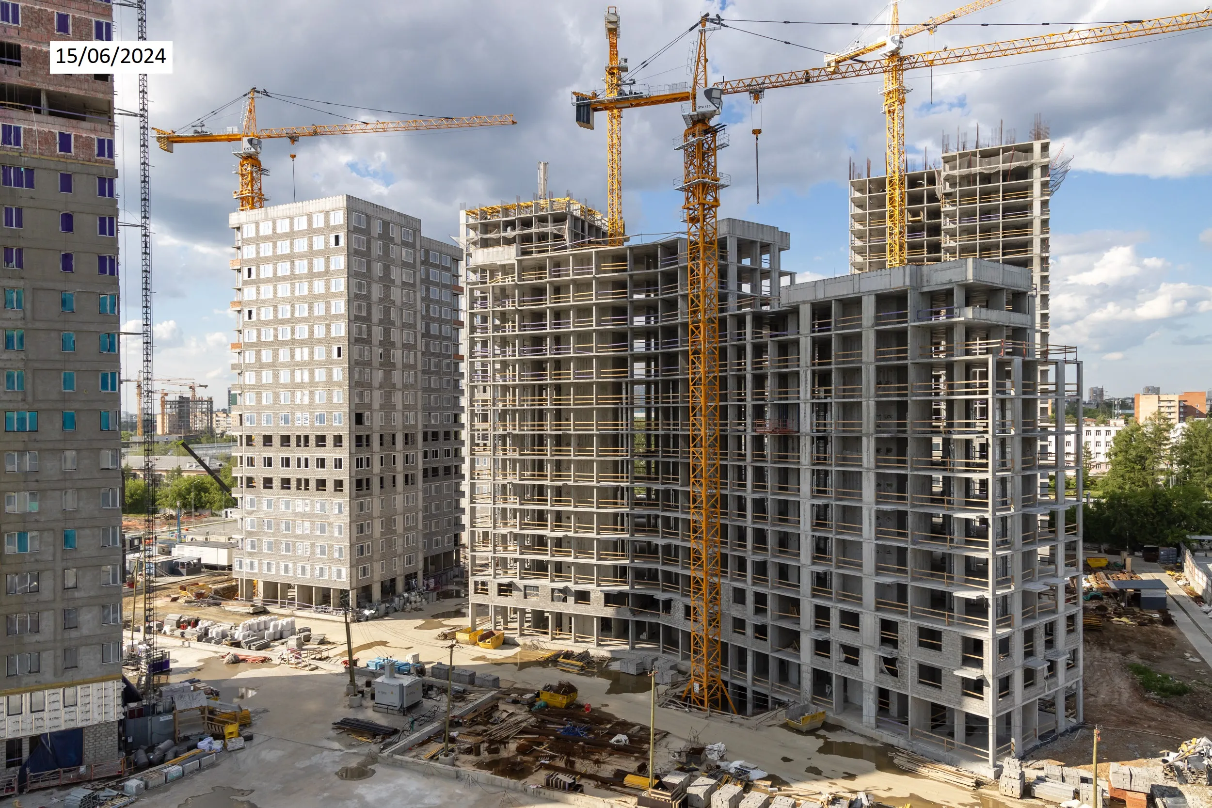 ЖК Сибирский сад ход строительства