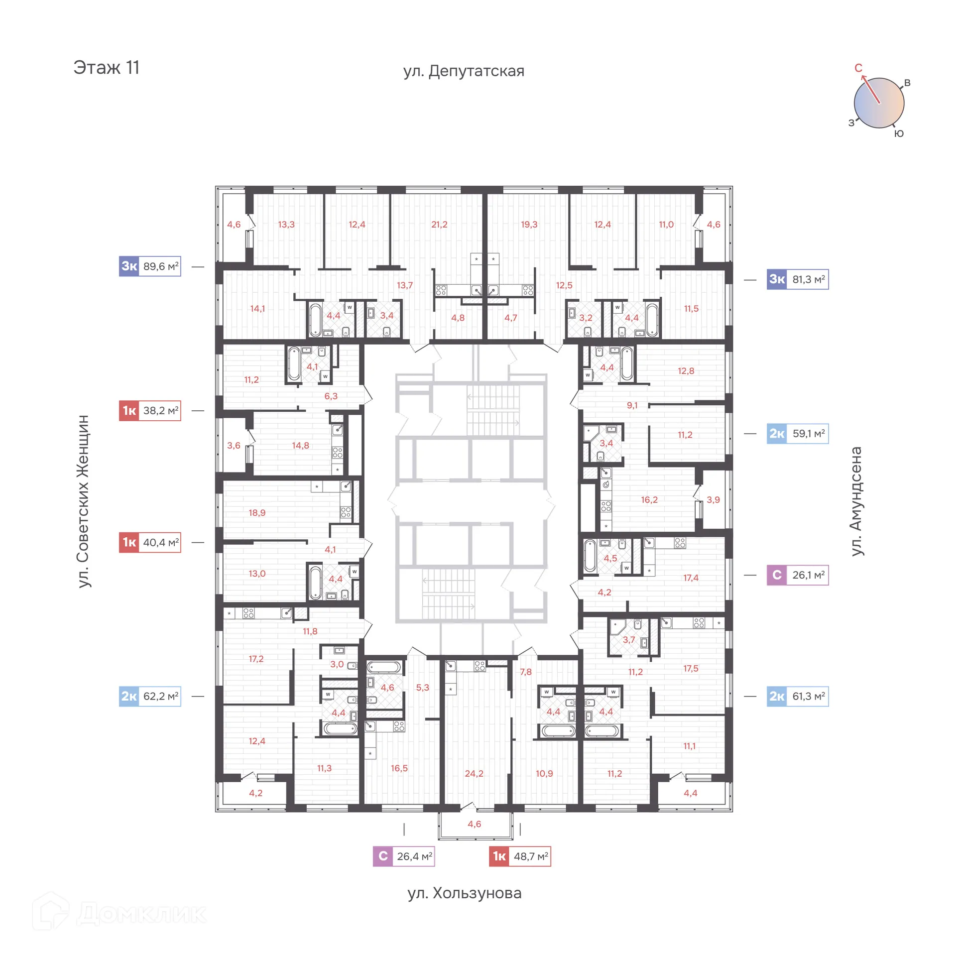 Фото квартиры в ЖК Да на Амундсена