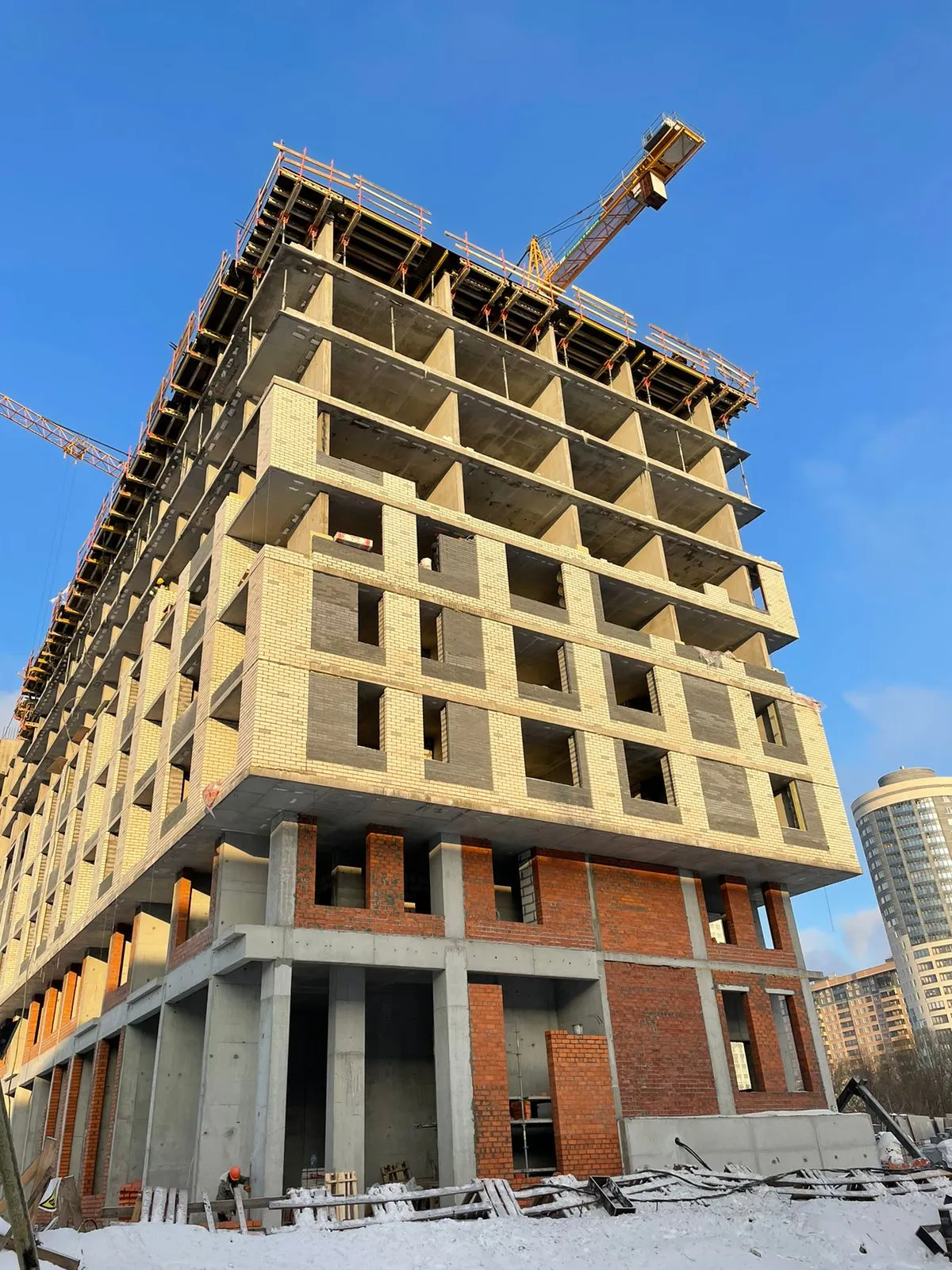 ЖК РЕКА.Дом на набережной ход строительства