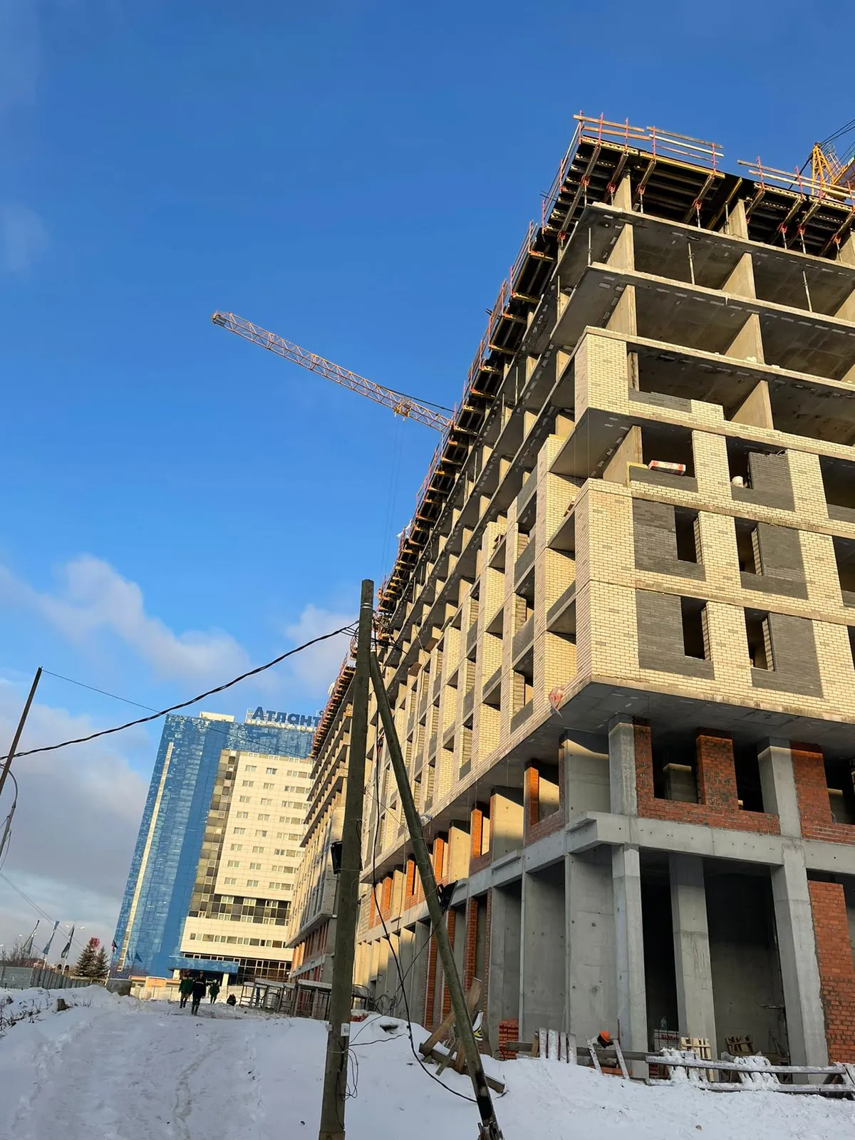 ЖК РЕКА.Дом на набережной ход строительства