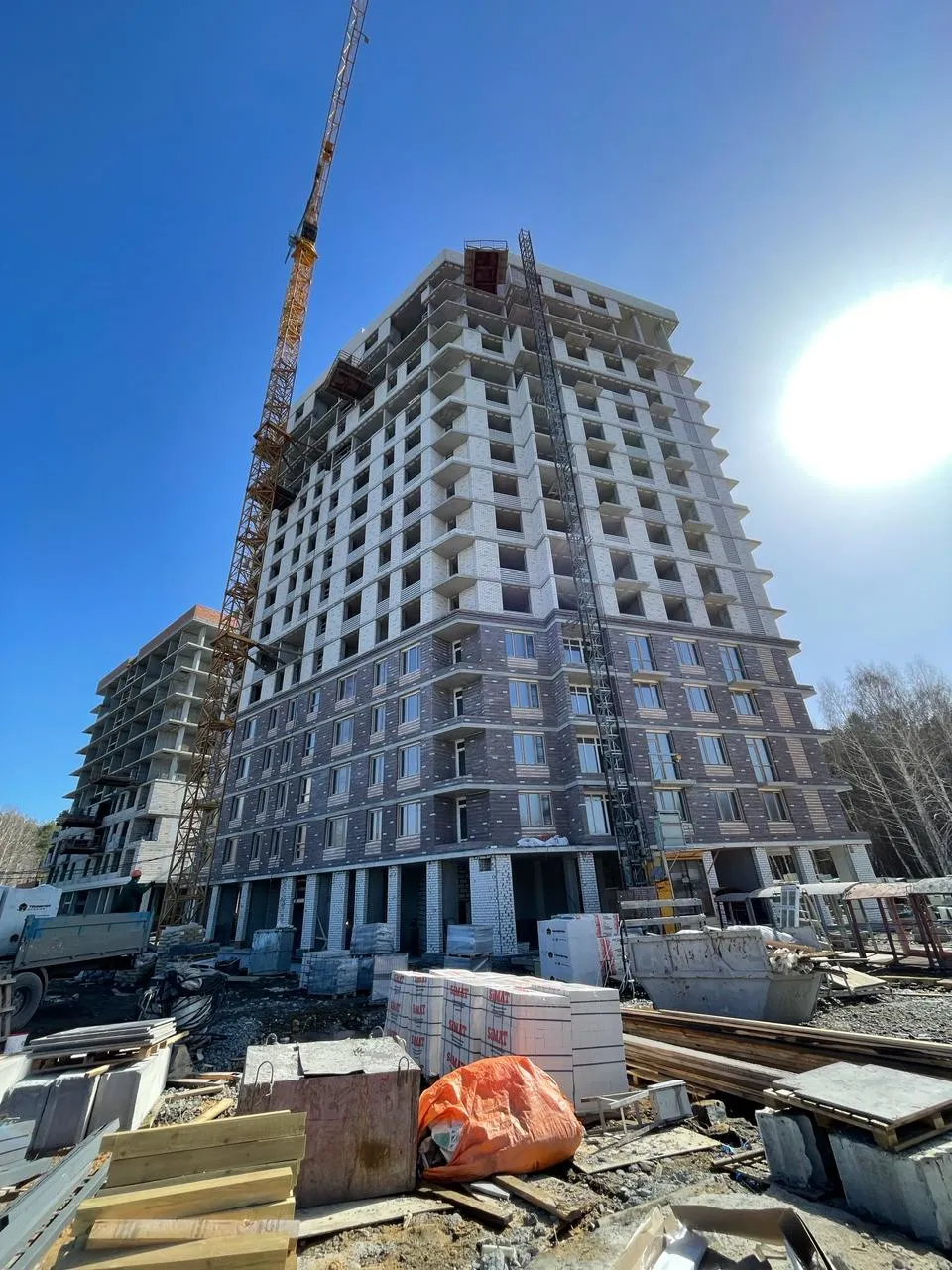 ЖК Жилые кварталы Северный Химмаш ход строительства