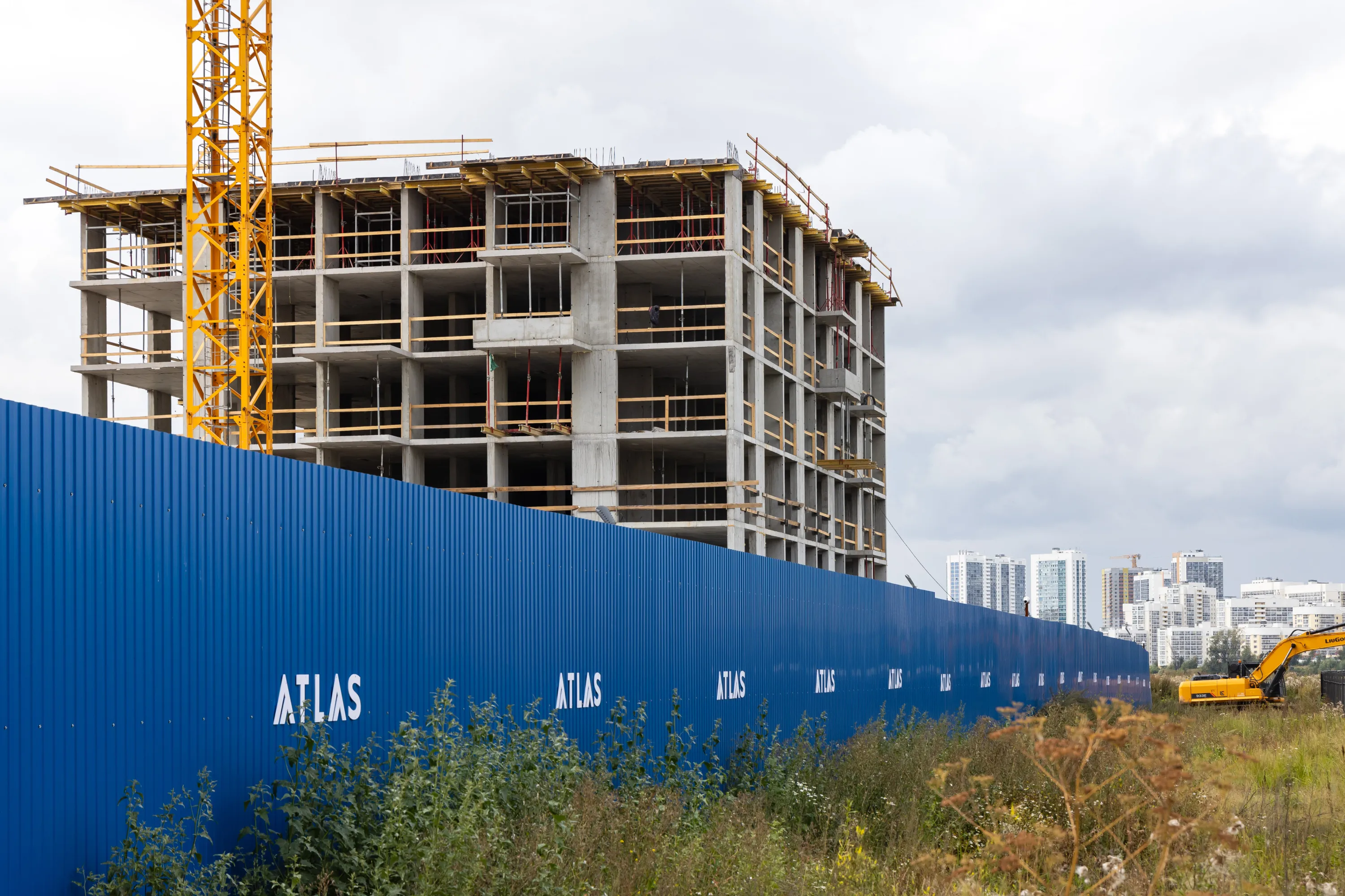 ЖК Атлас Ривер ход строительства