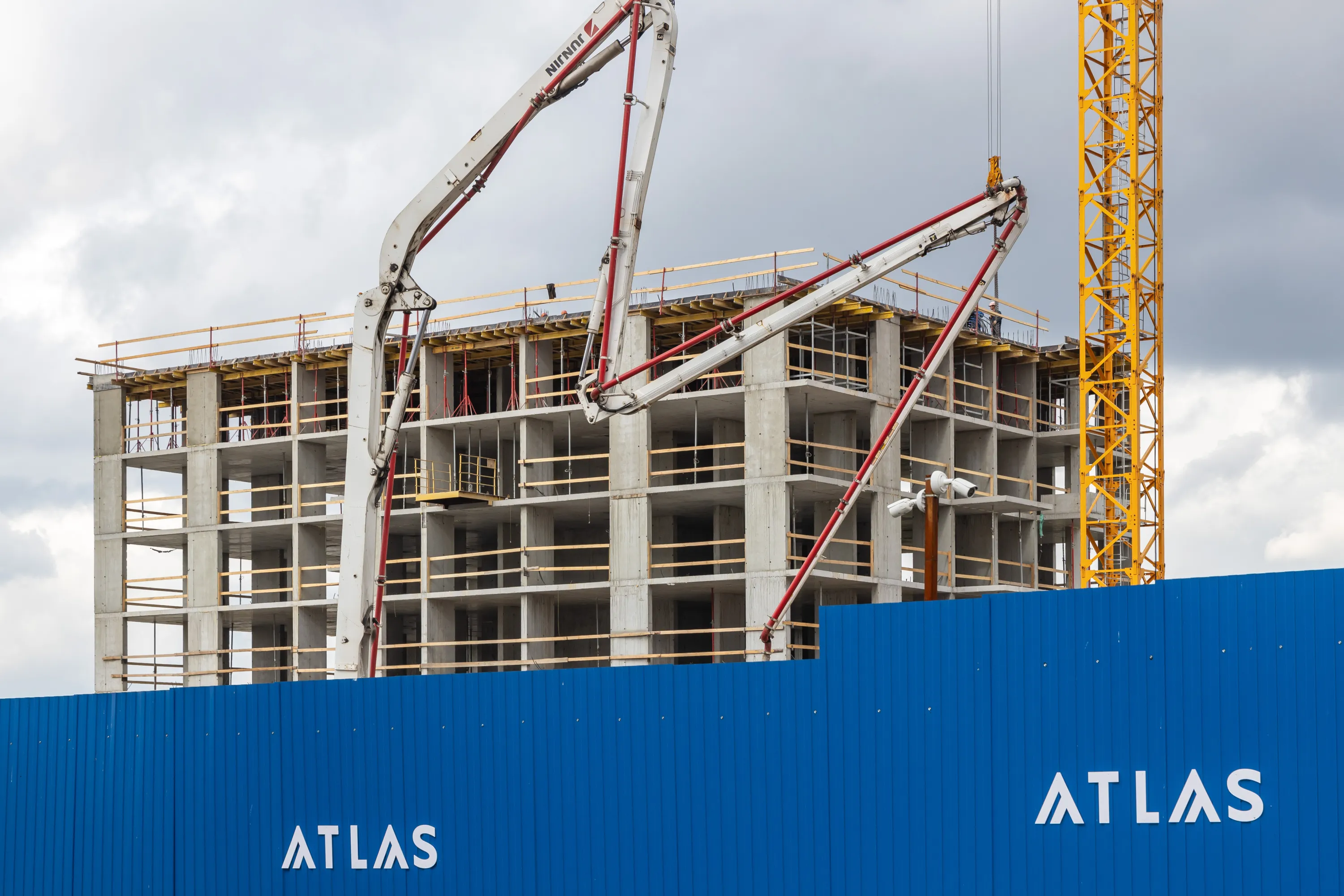 ЖК Атлас Ривер ход строительства