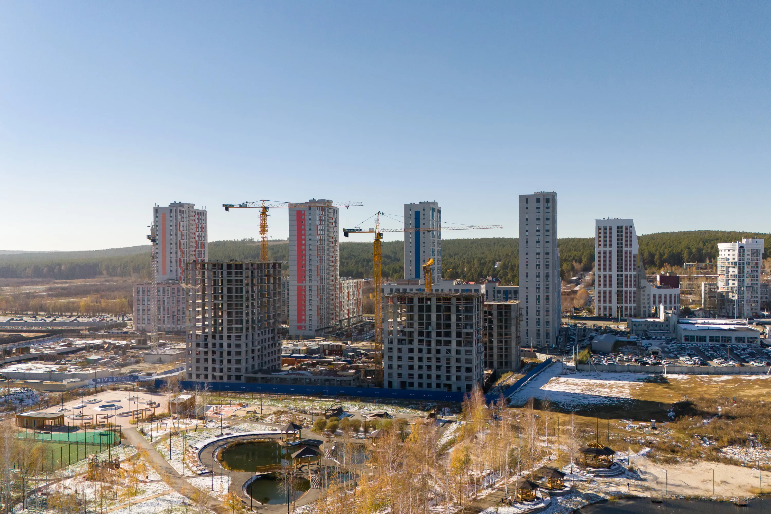 ЖК Атлас Ривер ход строительства