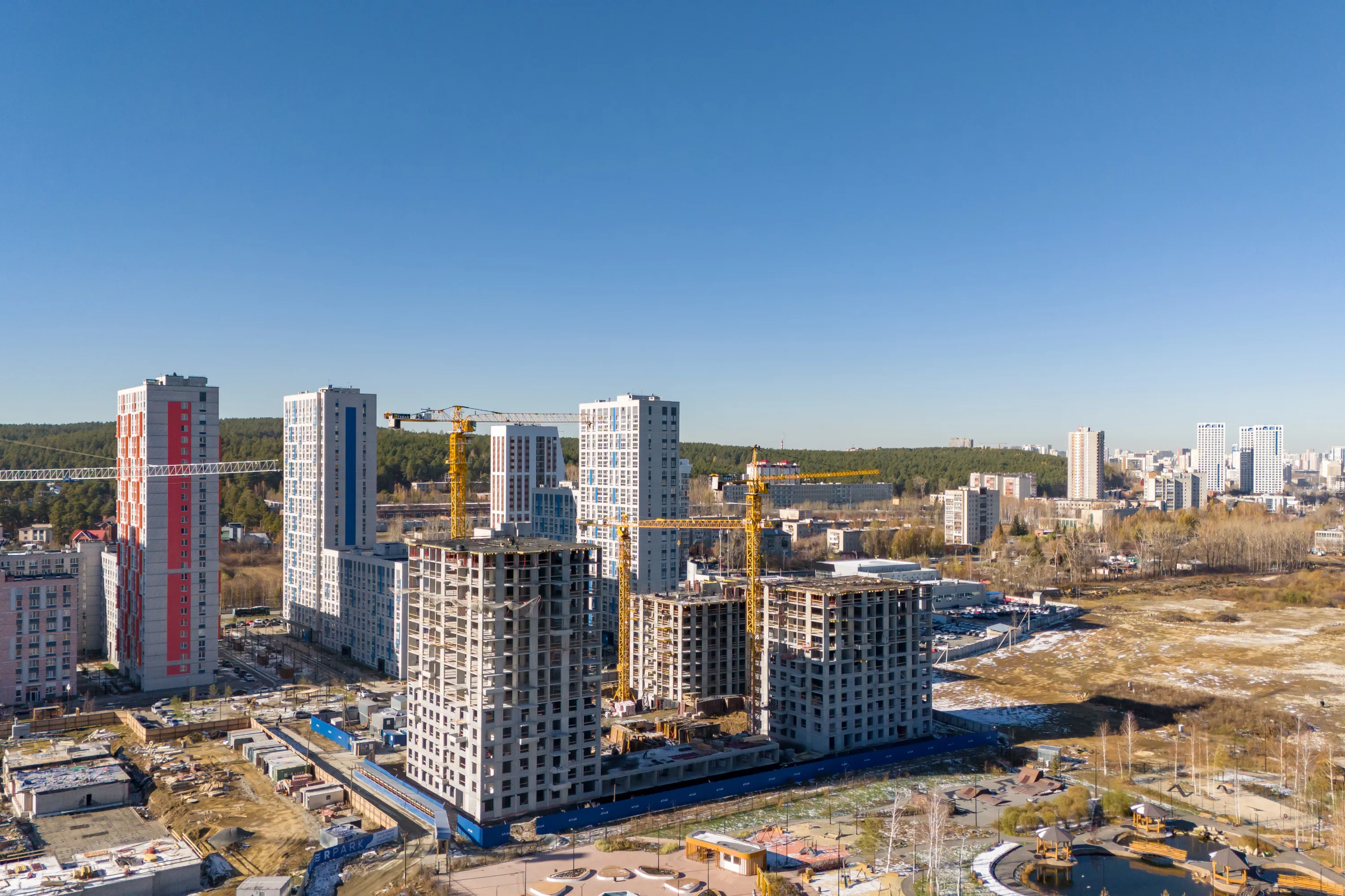 ЖК Атлас Ривер ход строительства