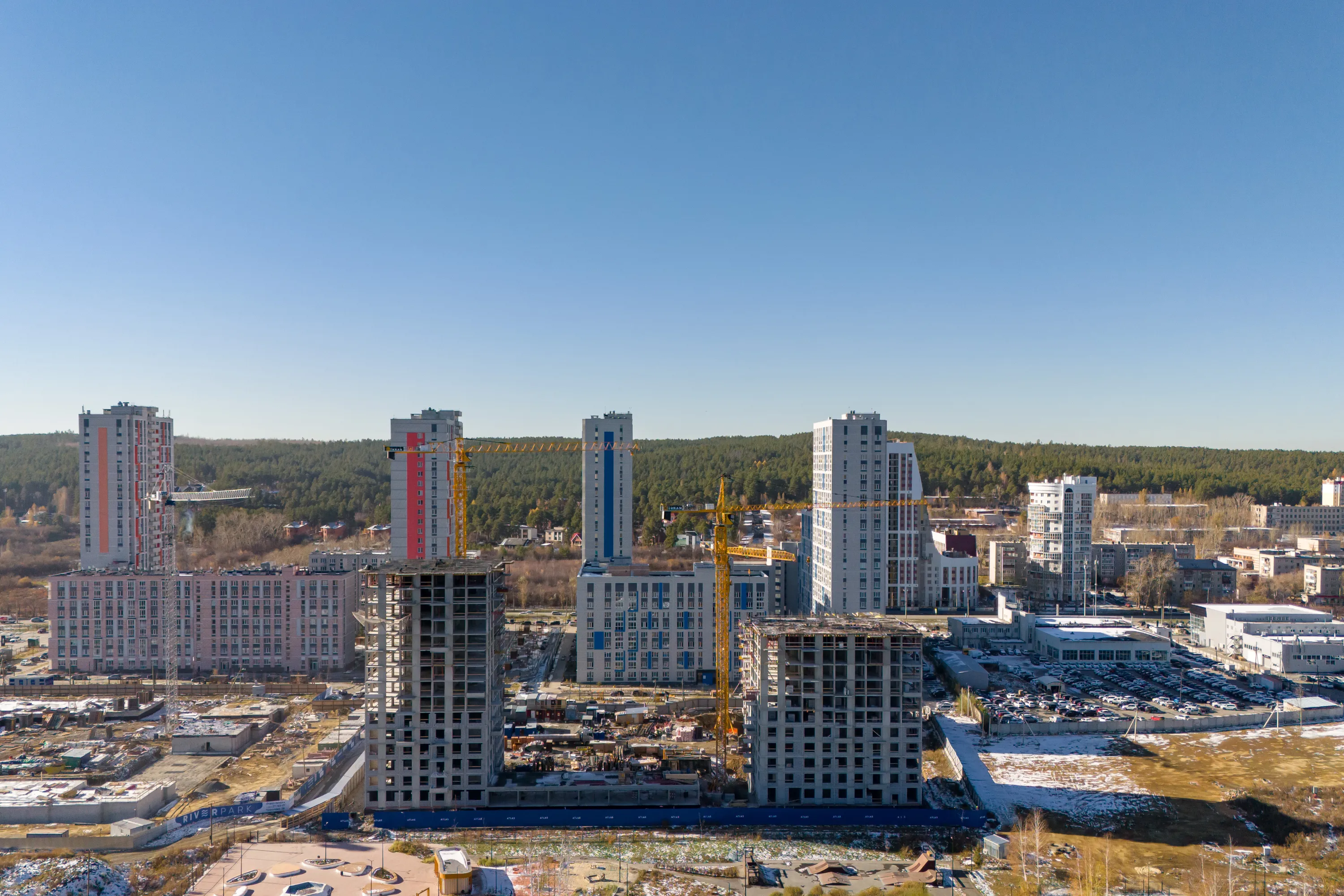 ЖК Атлас Ривер ход строительства