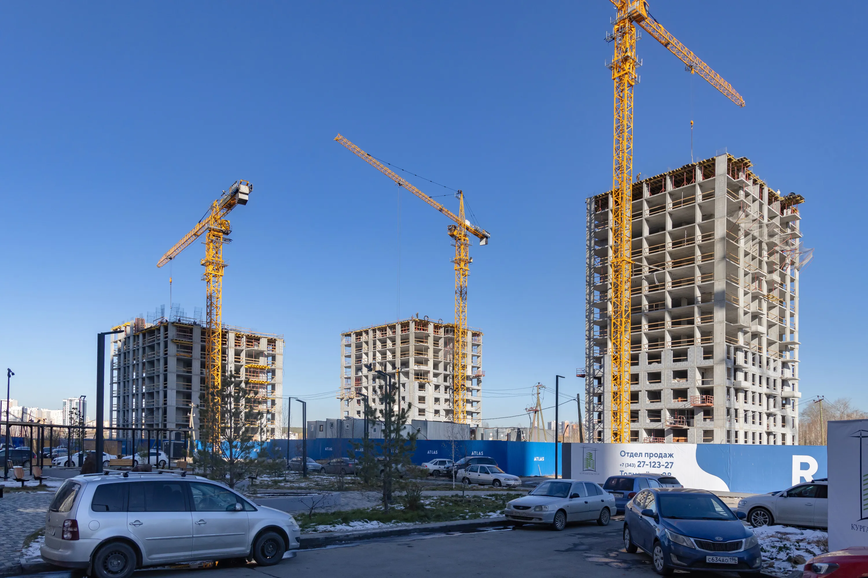 ЖК Атлас Ривер ход строительства