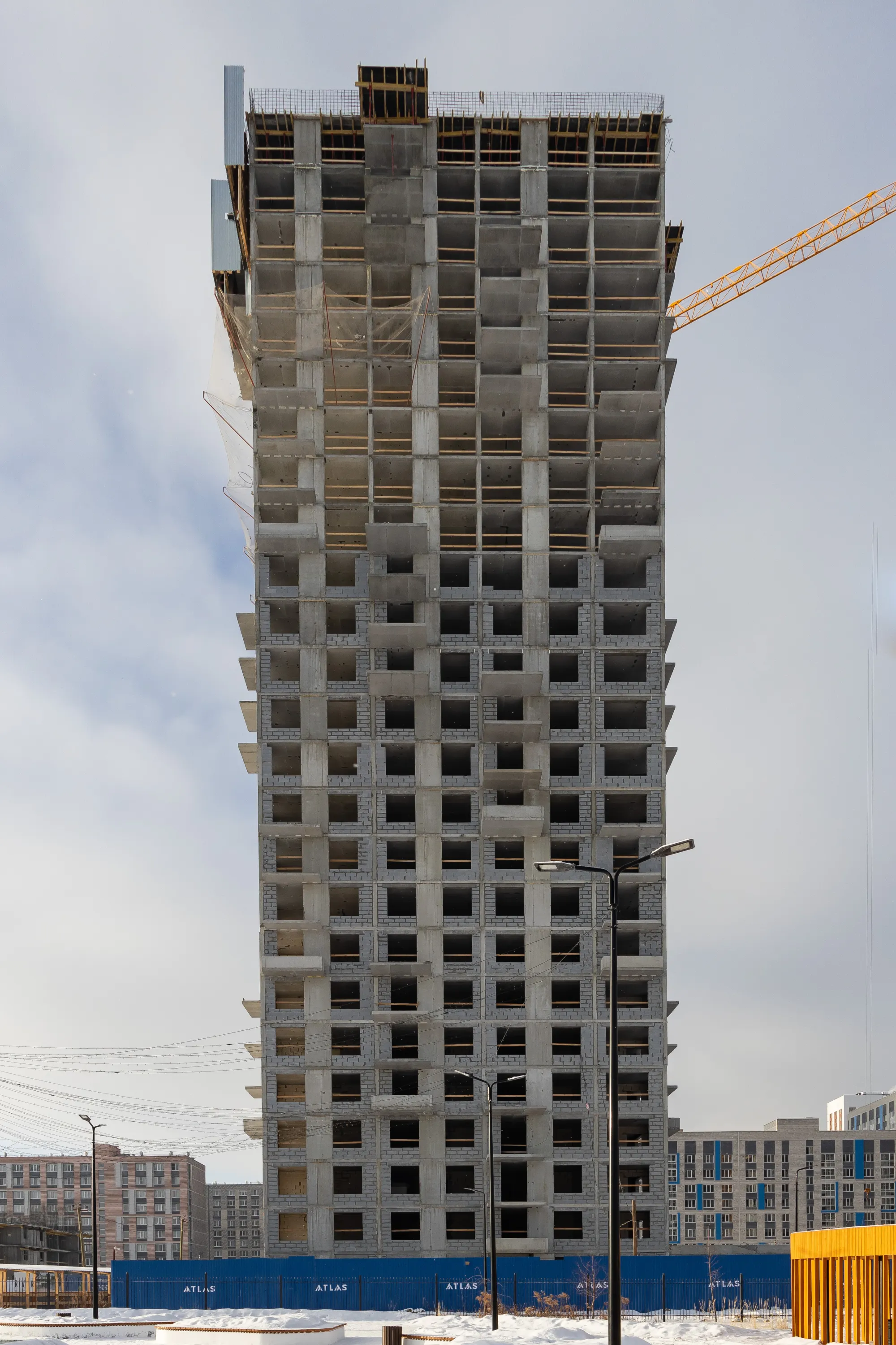 ЖК Атлас Ривер ход строительства