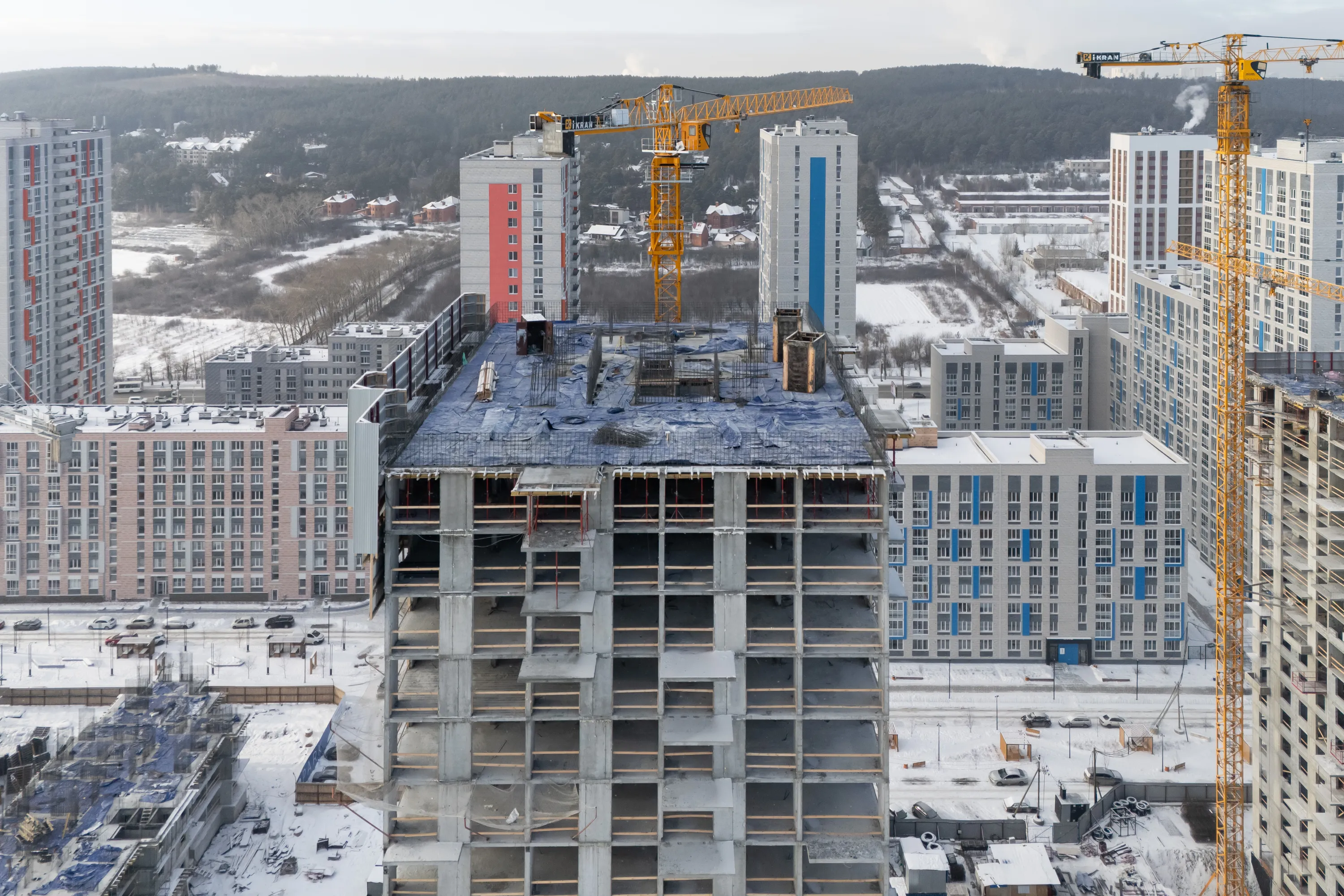 ЖК Атлас Ривер ход строительства