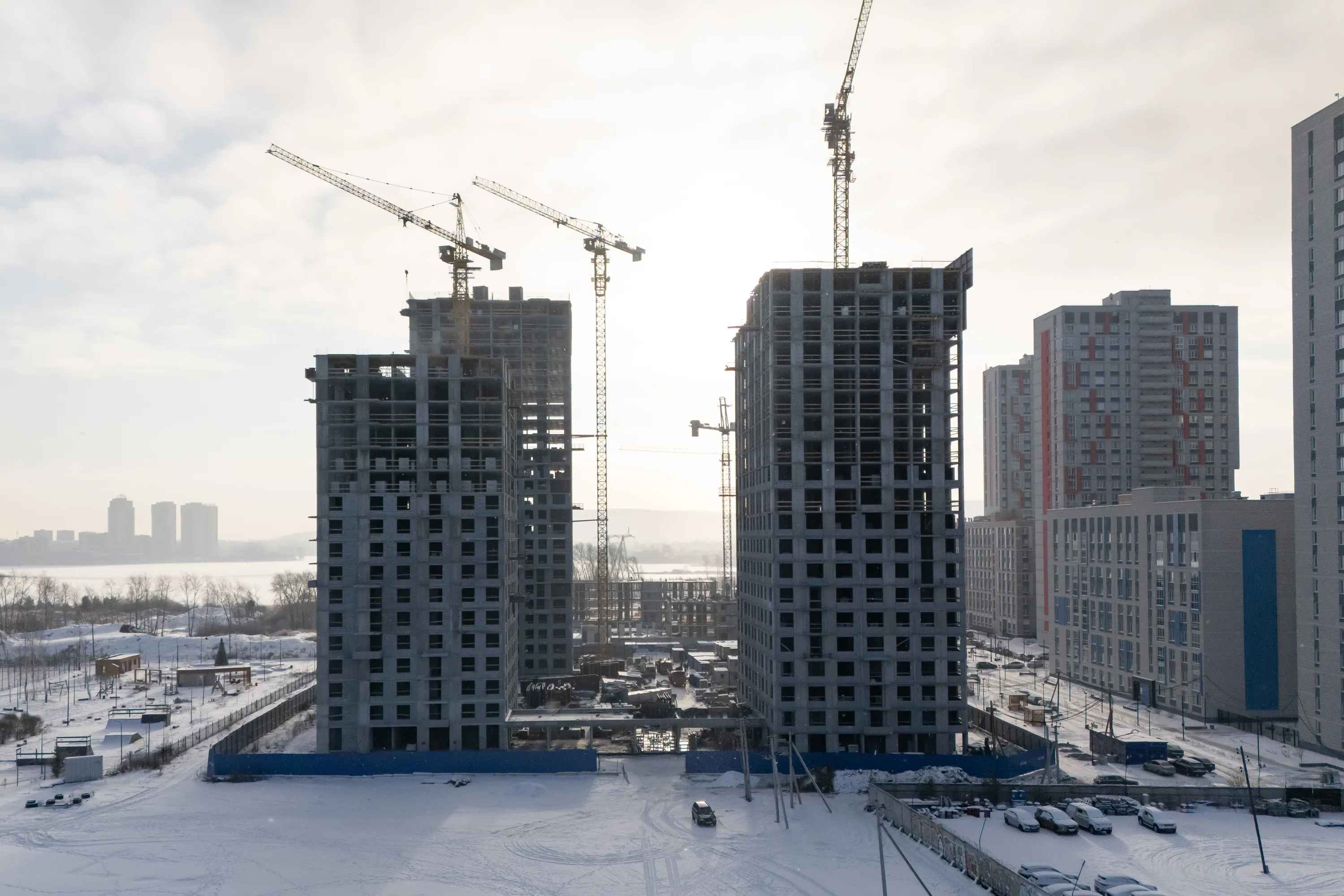 ЖК Атлас Ривер ход строительства