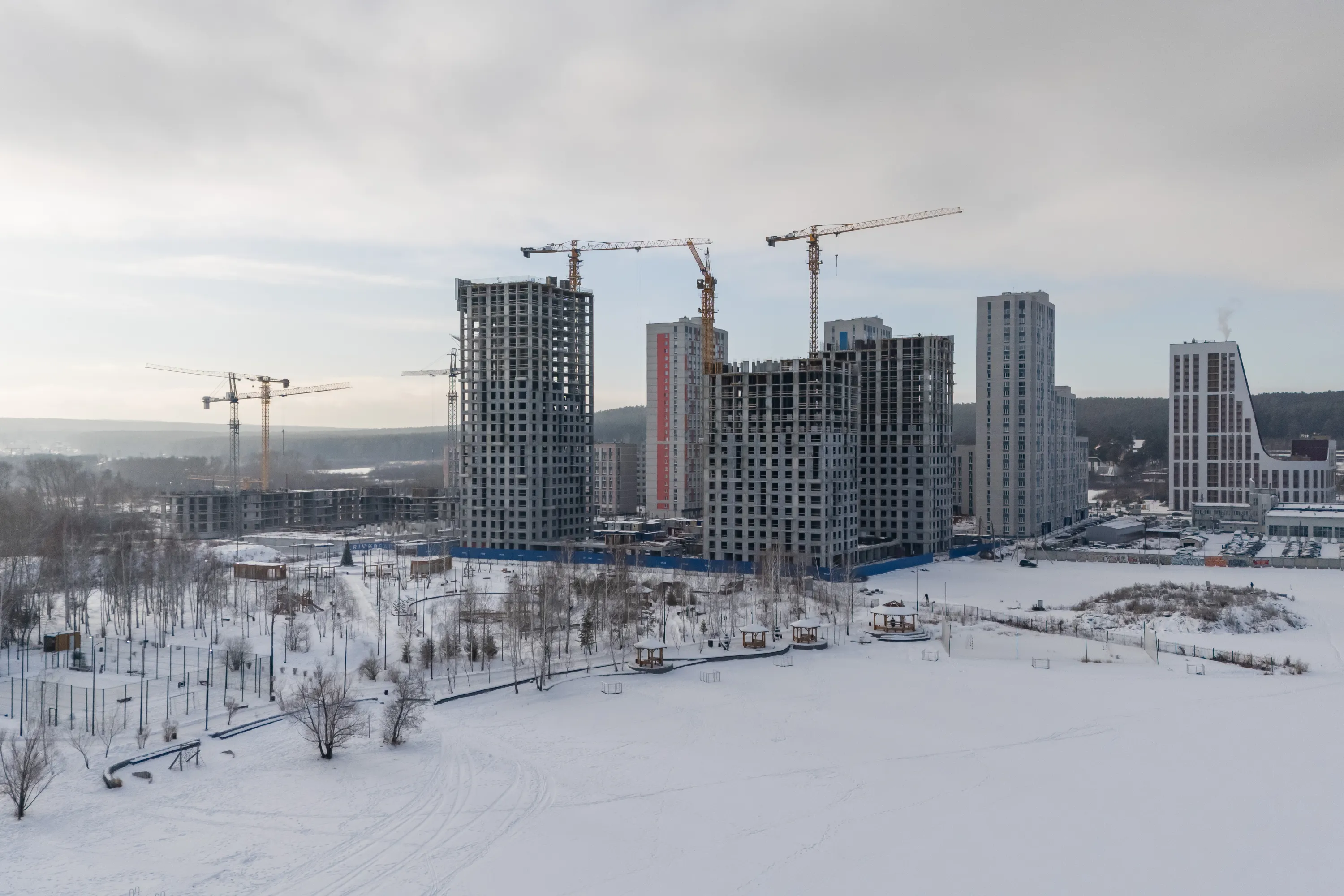 ЖК Атлас Ривер ход строительства