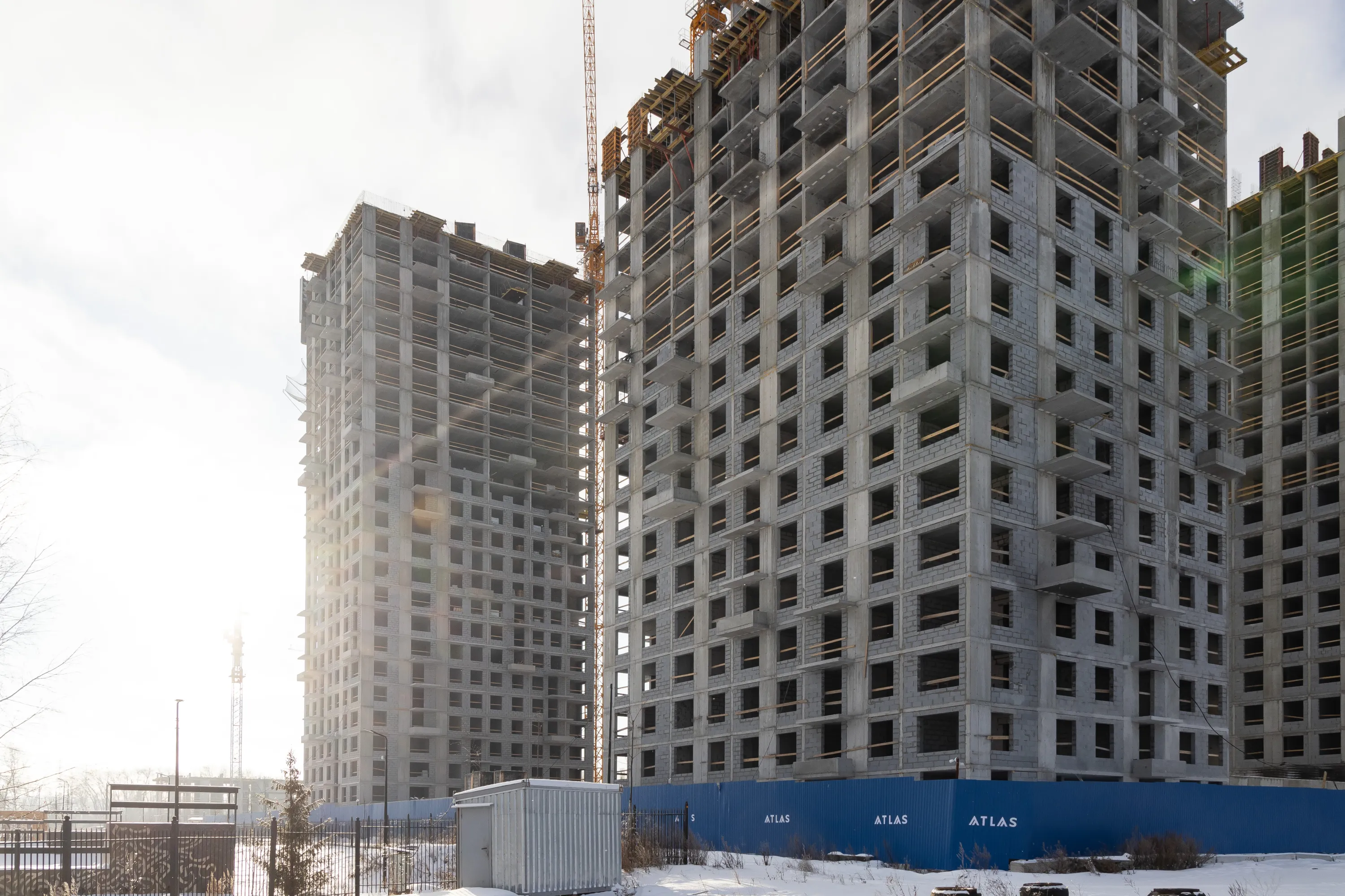 ЖК Атлас Ривер ход строительства