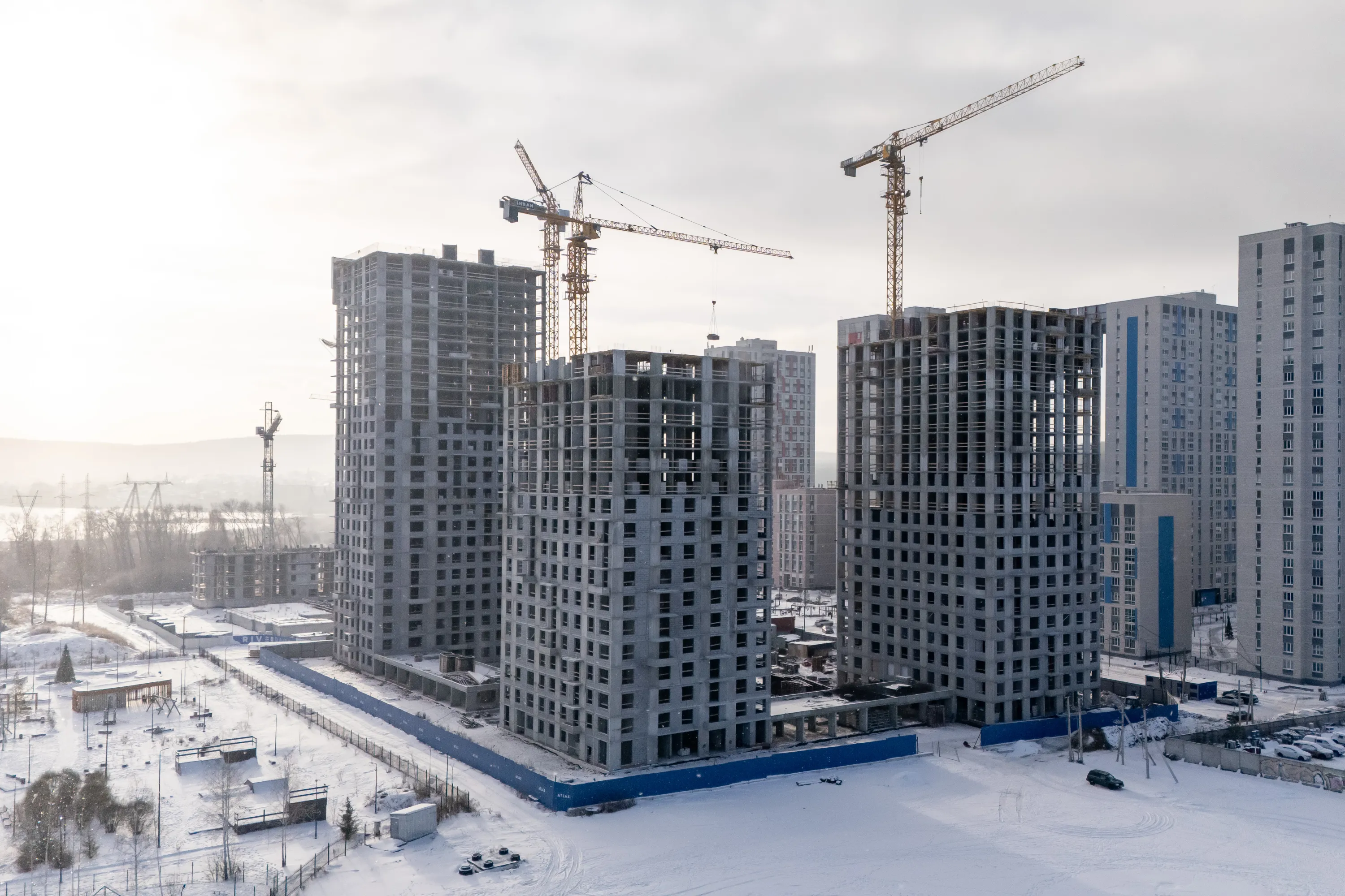ЖК Атлас Ривер ход строительства