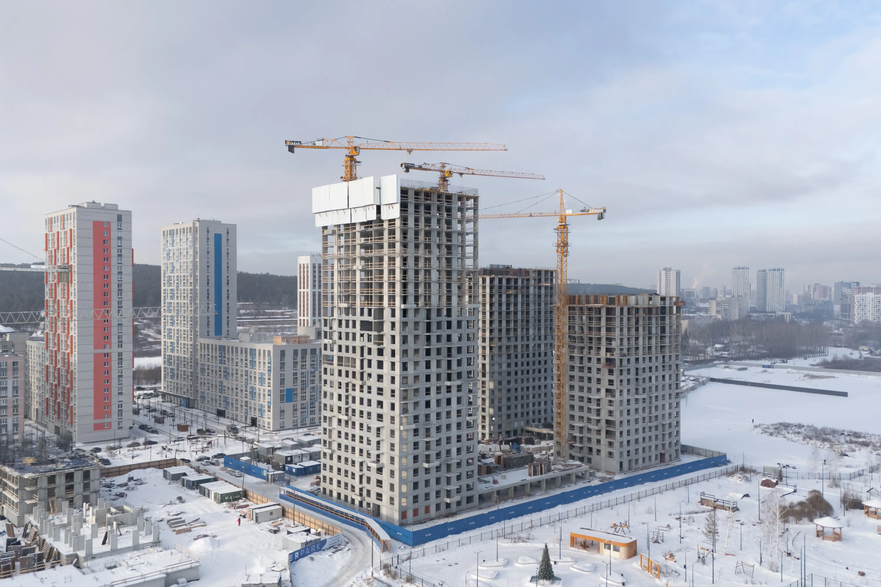 ЖК Атлас Ривер ход строительства