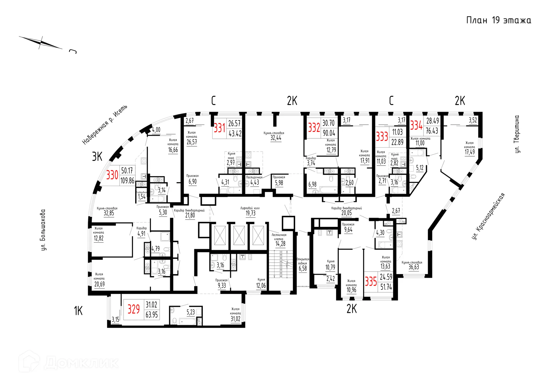 Фото квартиры в ЖК Лувр