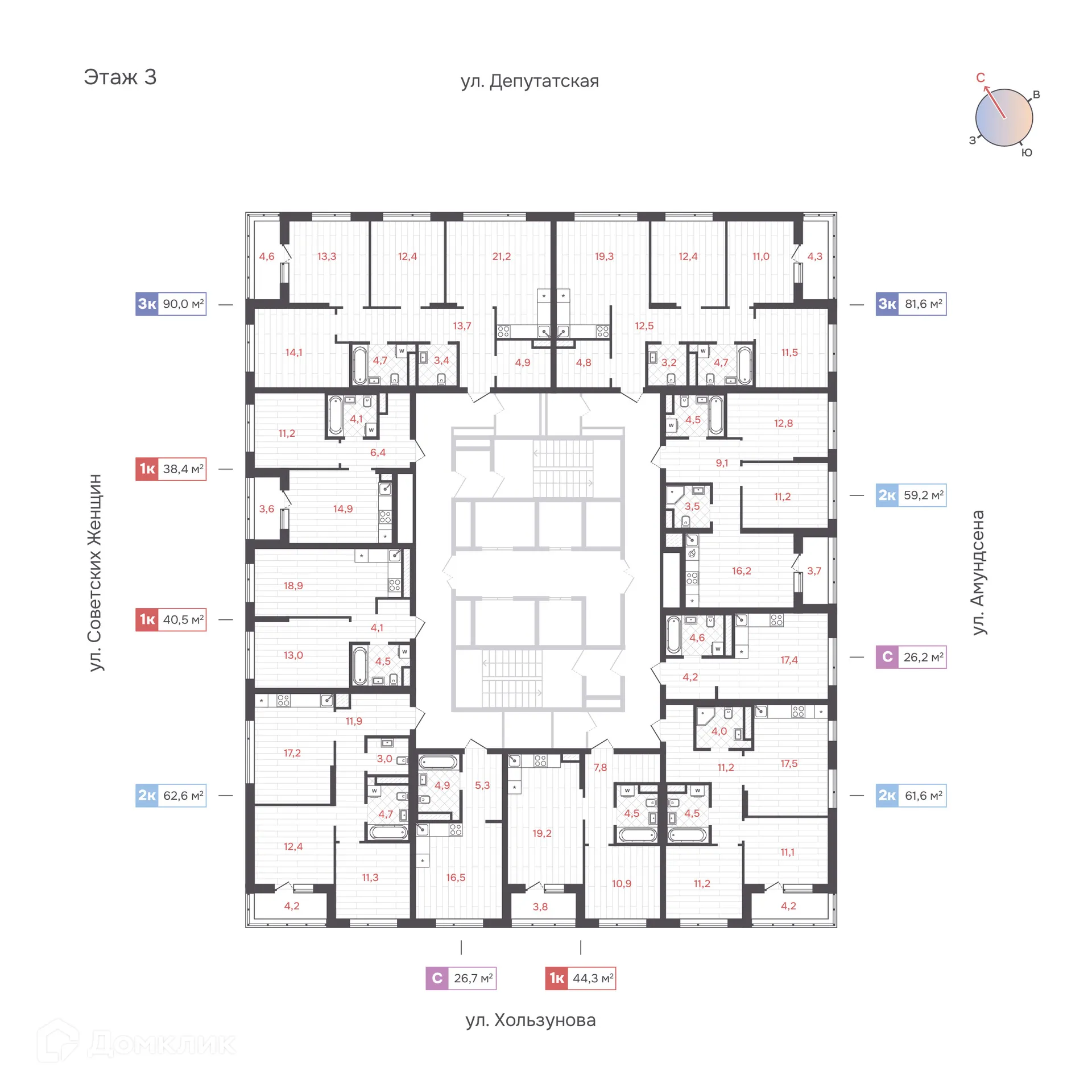 Фото квартиры в ЖК Да на Амундсена