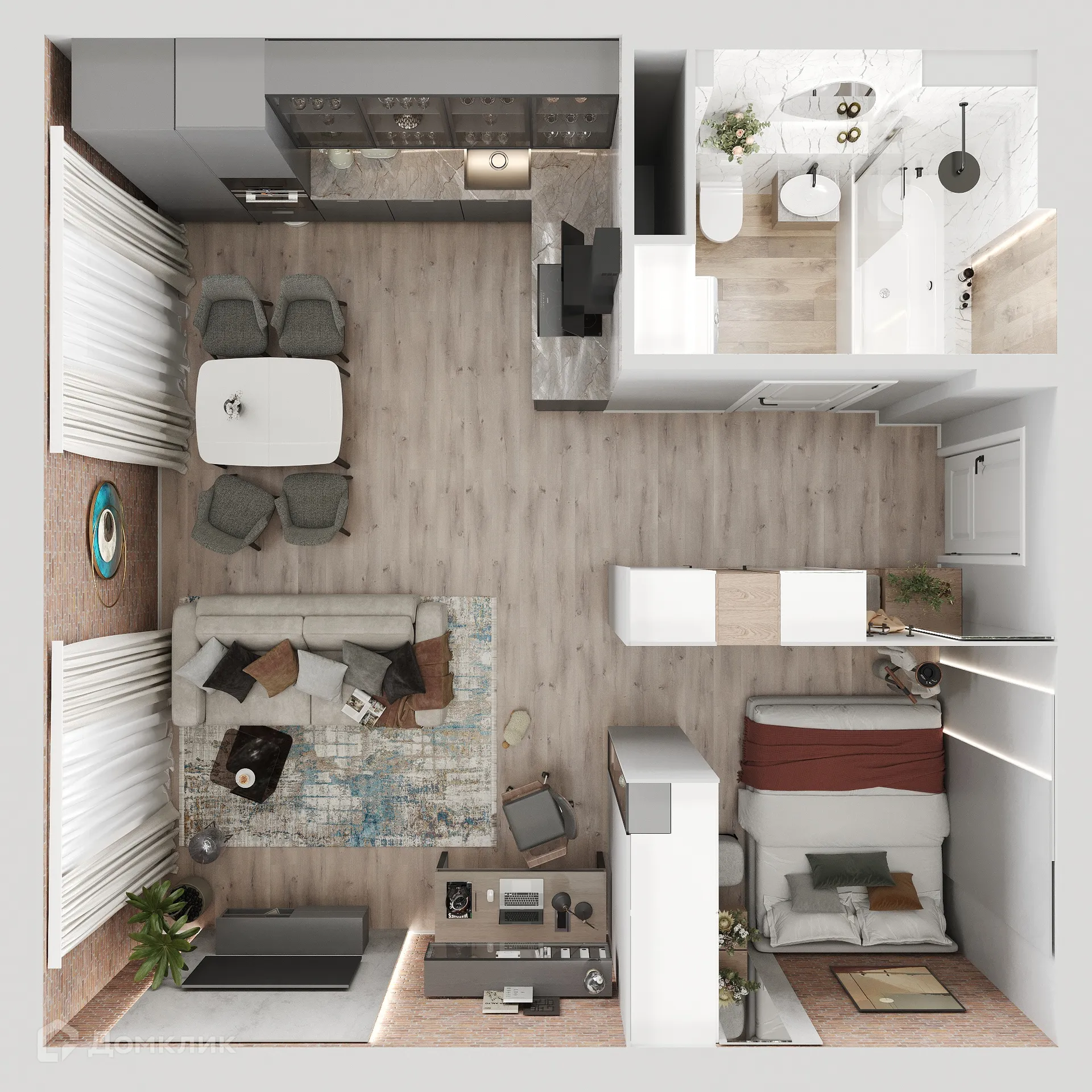 Фото квартиры в ЖК Архитектон. Декабристов,20