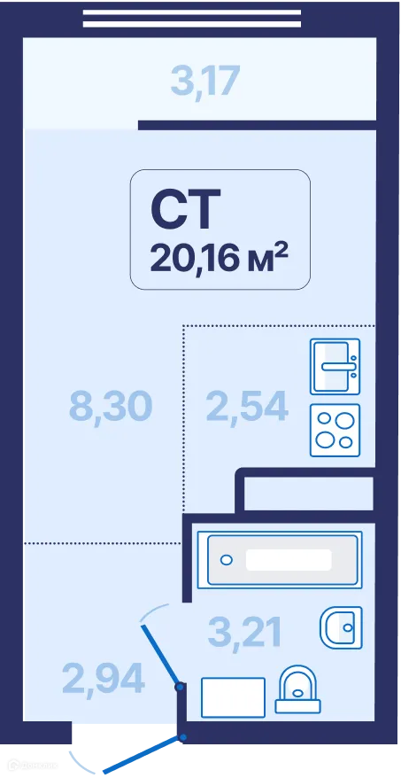 Фото квартиры в ЖК 9 Космонавтов