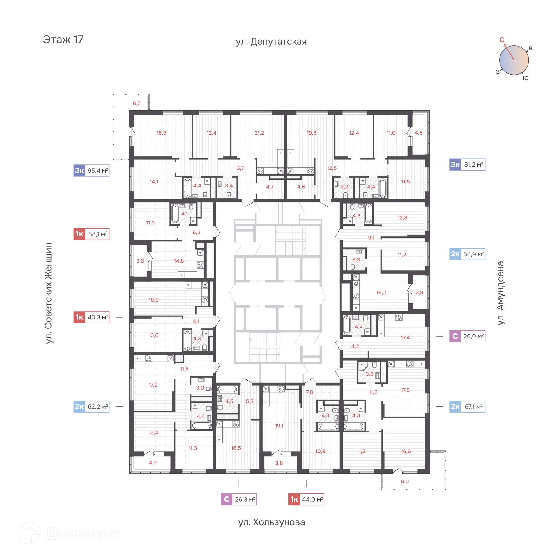 Фото квартиры в ЖК Да на Амундсена