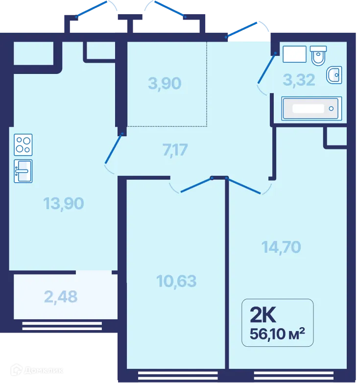 Фото квартиры в ЖК 9 Космонавтов