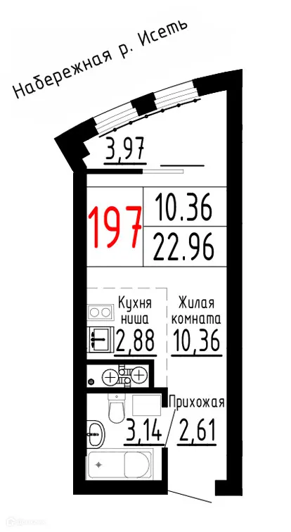 Фото квартиры в ЖК Лувр
