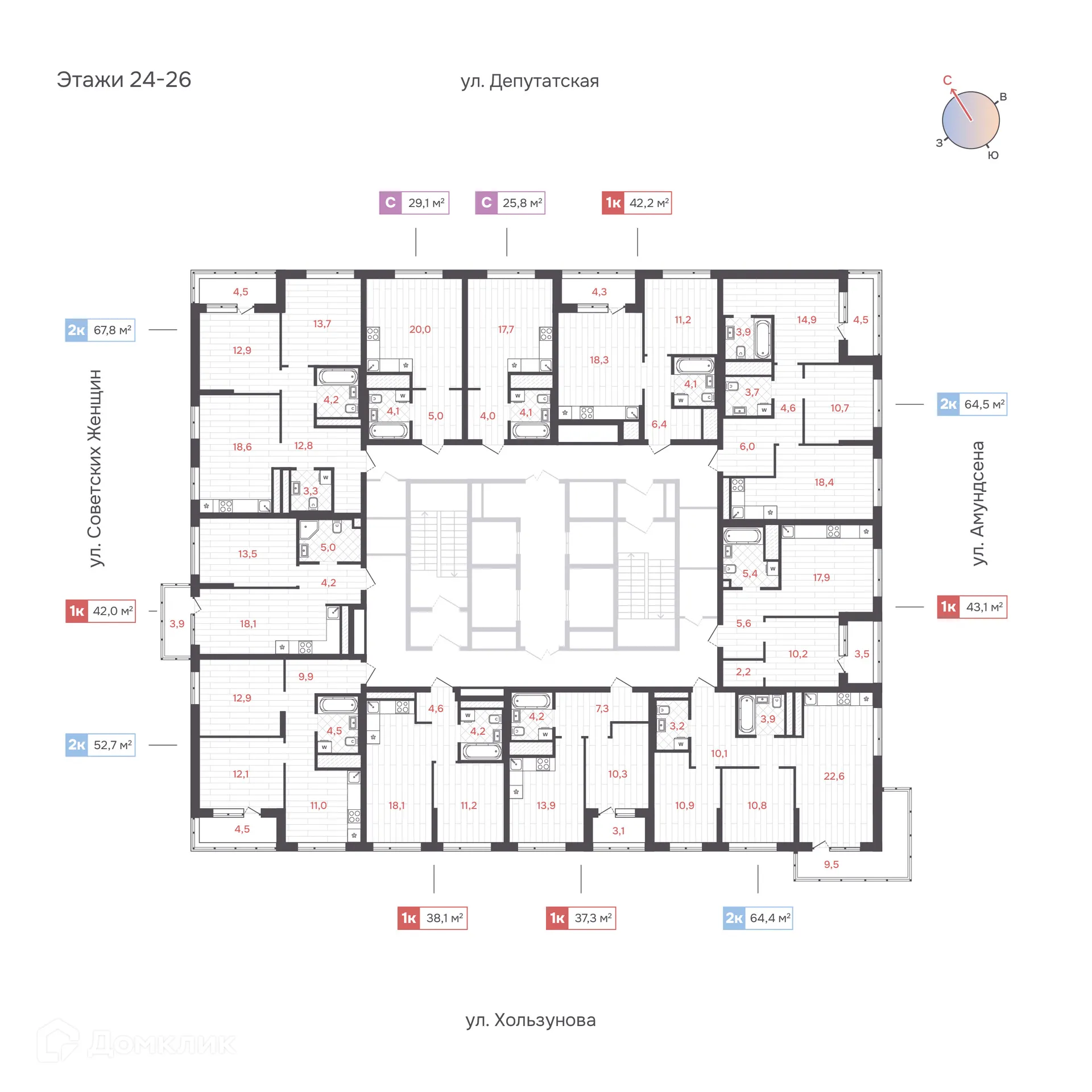 Фото квартиры в ЖК Да на Амундсена