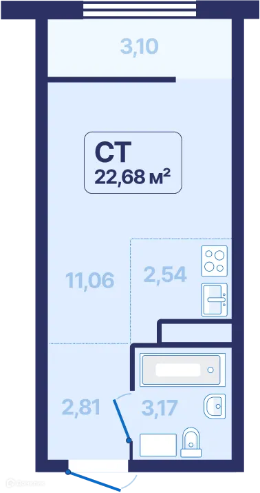 Фото квартиры в ЖК 9 Космонавтов