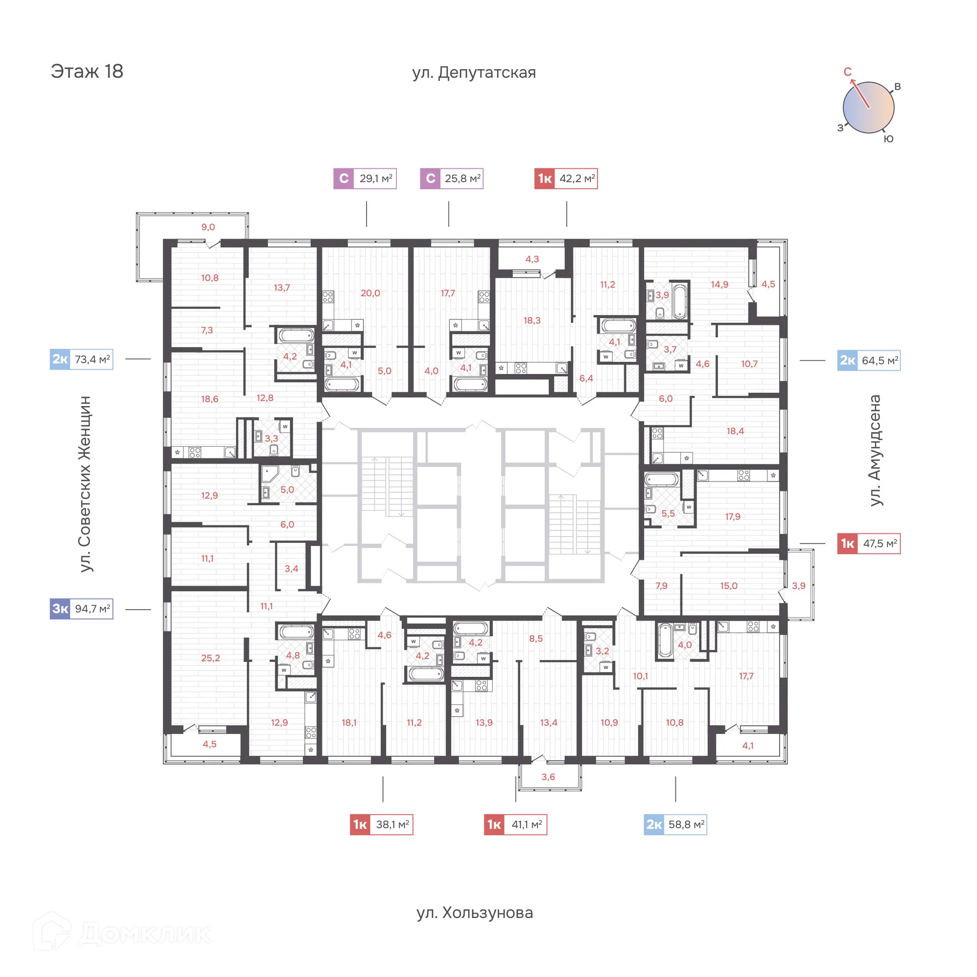 Фото квартиры в ЖК Да на Амундсена